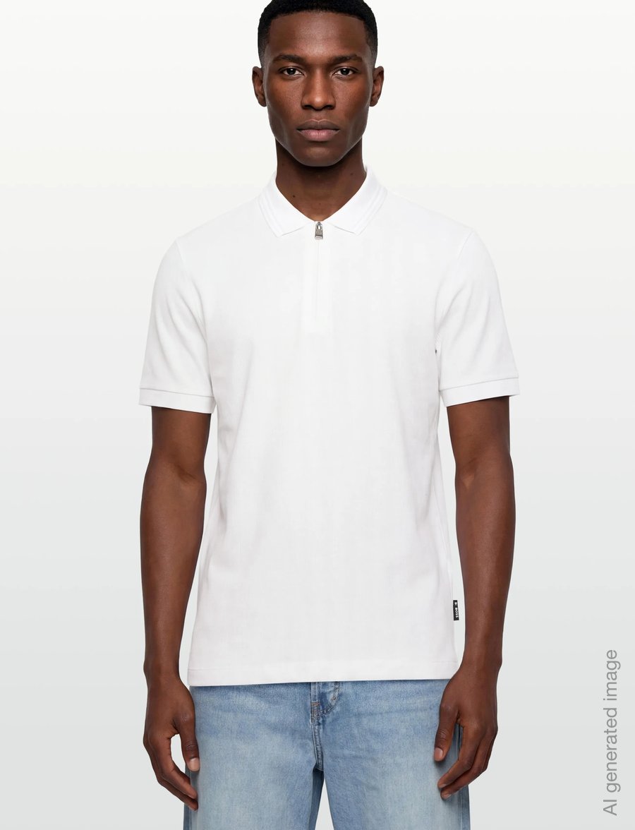 BOSS - H-Paras 70 - knitted polos - white - 3