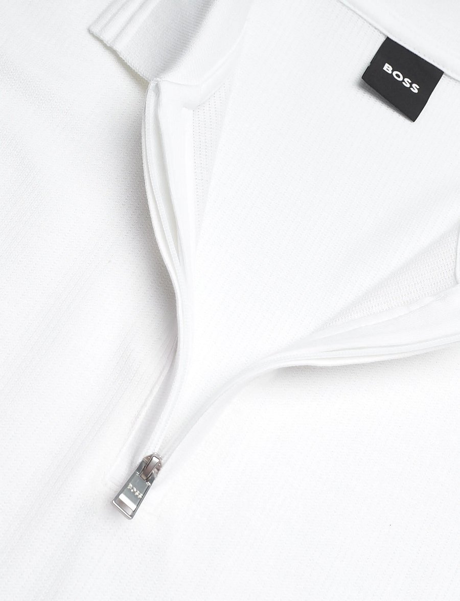BOSS - H-Paras 70 - knitted polos - white - 5