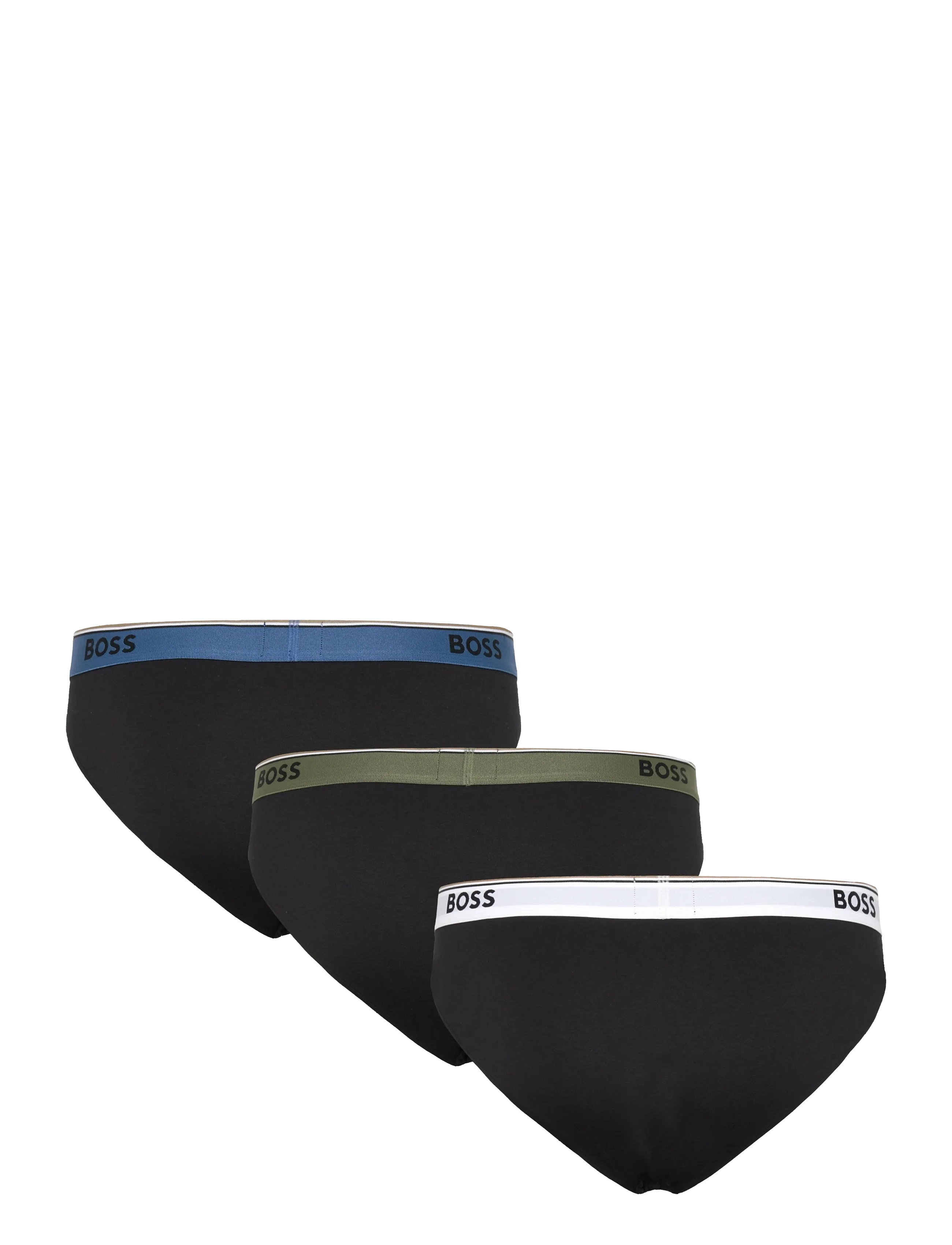 BOSS - Brief 3P Power - apakšveļas multipaka - black - 1