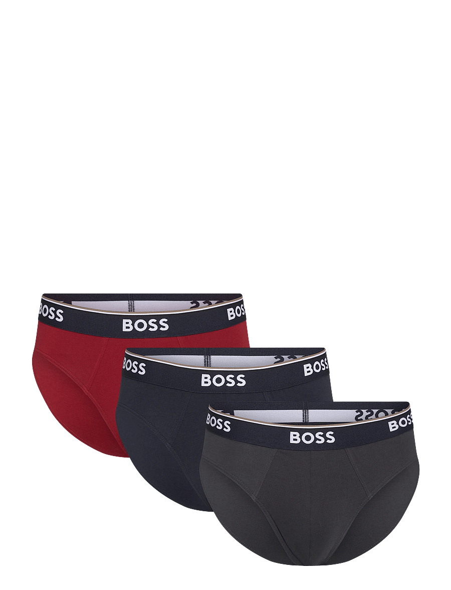 BOSS - Brief 3P Power - multipack underbukser - open red - 0