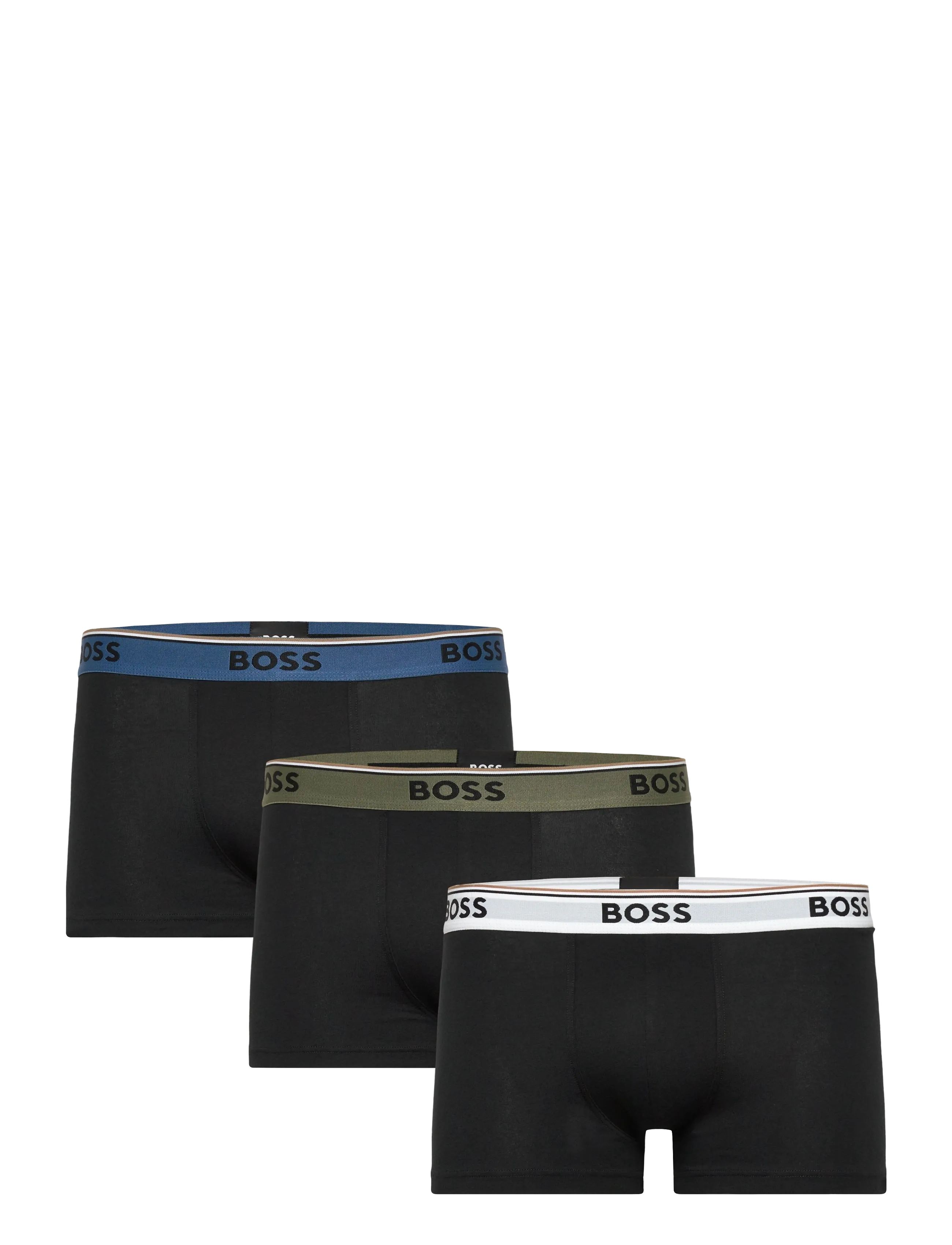 BOSS Trunk 3P Power - Underwear - BLACK / black