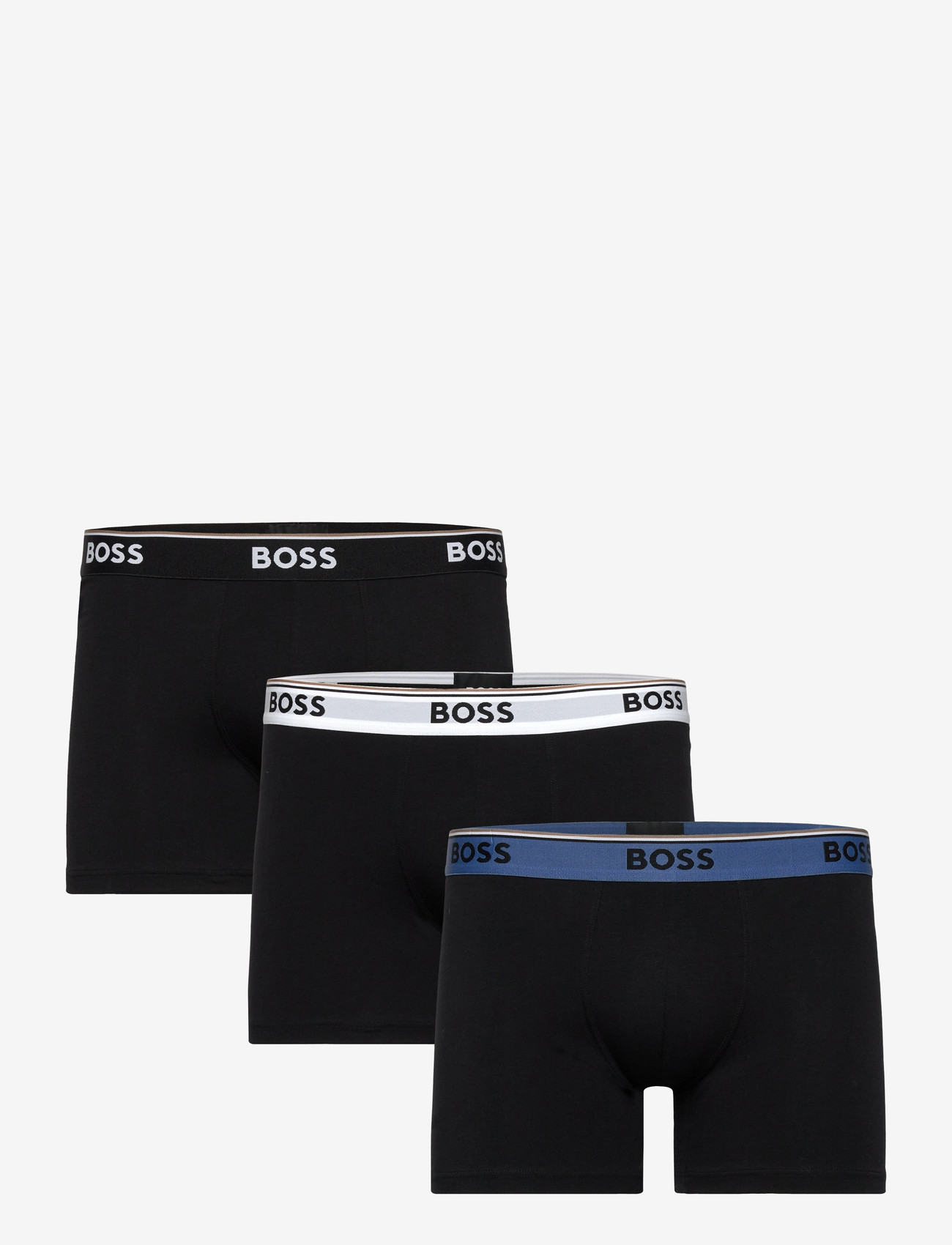 BOSS - BoxerBr 3P Power - multipack underbukser - black - 0