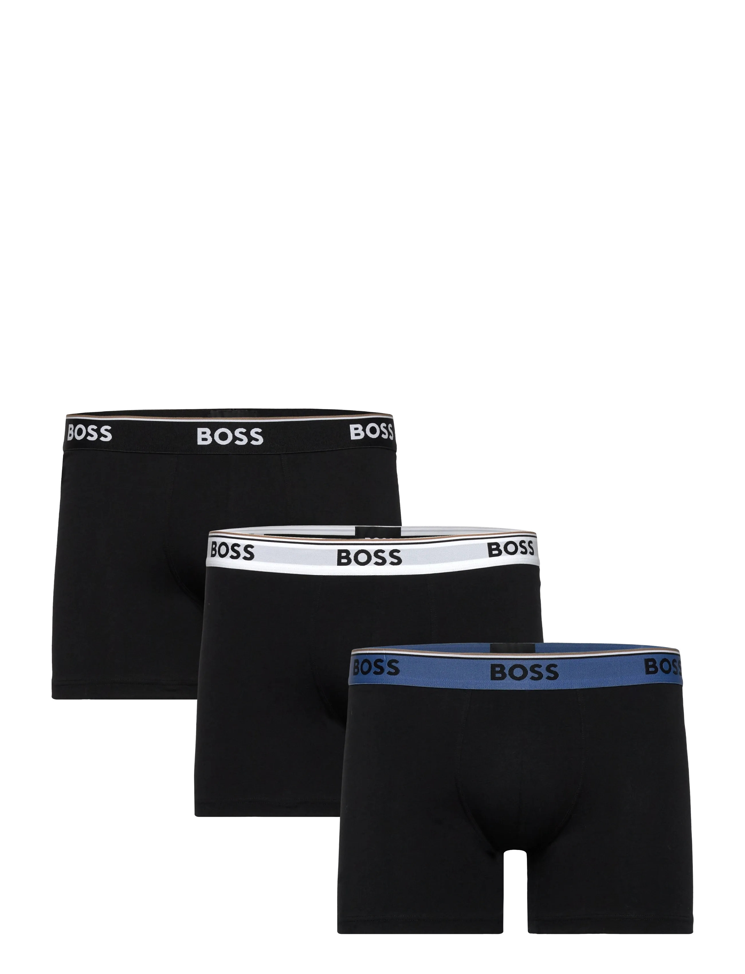 BOSS BoxerBr 3P Power - Mitmikpakk aluspesu - BLACK / black