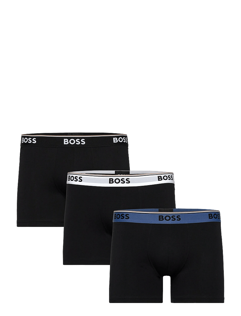 BOSS - BoxerBr 3P Power - multipack underbukser - black - 0