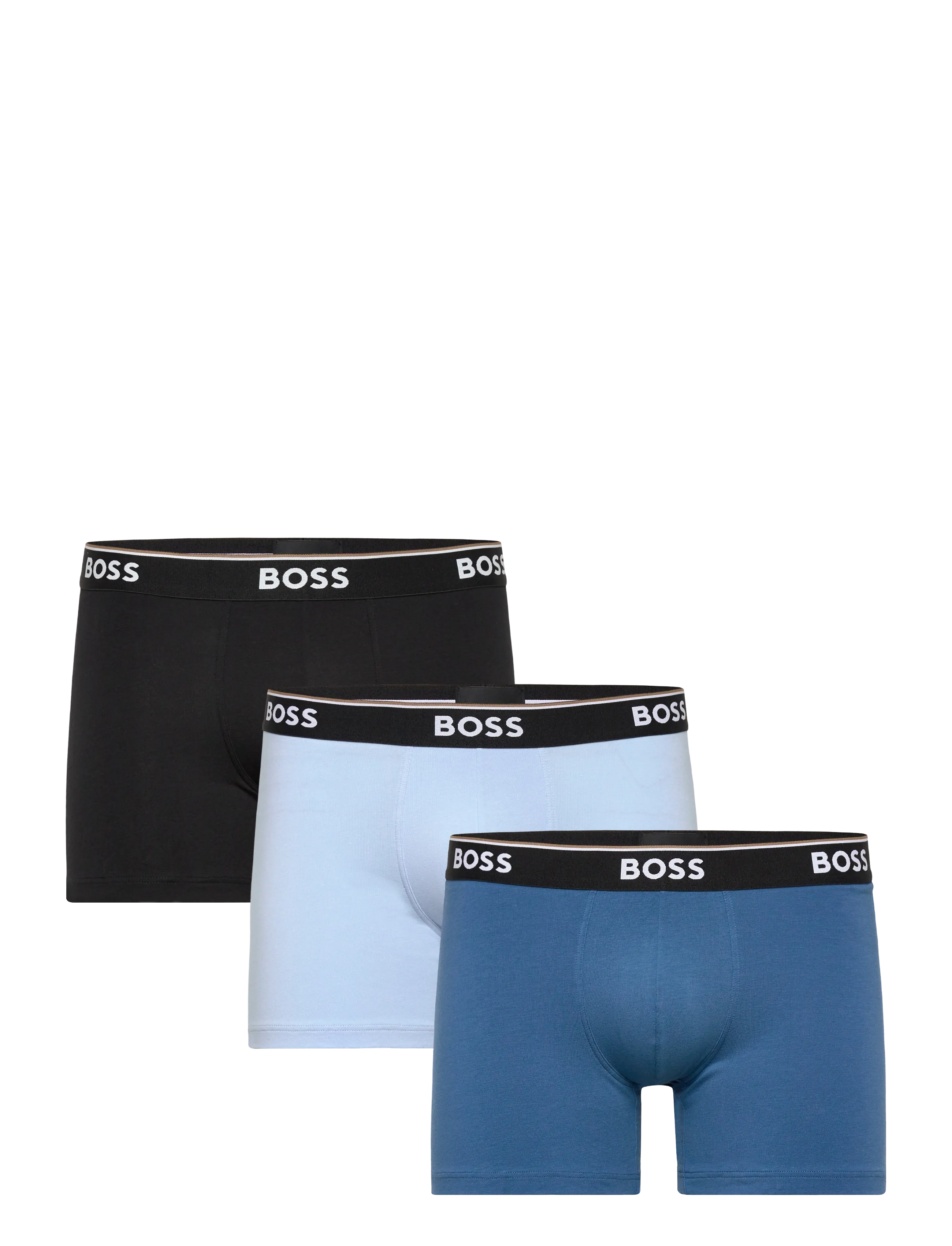 BOSS Boxerbr 3P Power, XXL, Underwear, Blau - Boxers, Männerswear