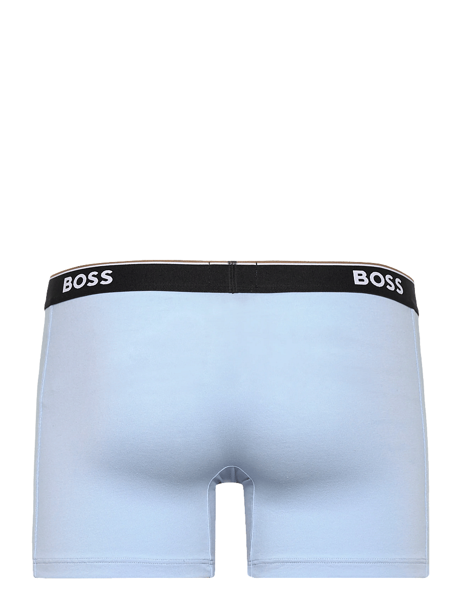 BOSS - BoxerBr 3P Power - multipack underbukser - open blue - 3