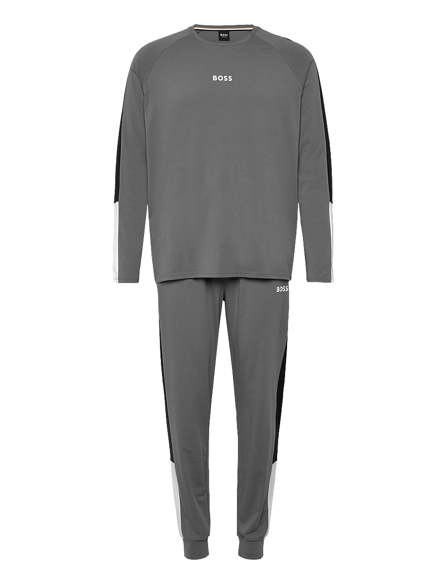 BOSS - Balance Long Set - pyjamasets - dark grey - 0