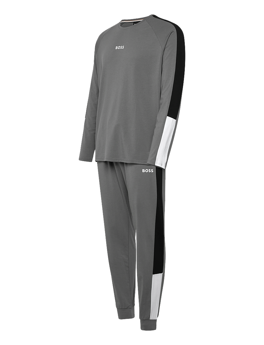 BOSS - Balance Long Set - pyjamasets - dark grey - 2