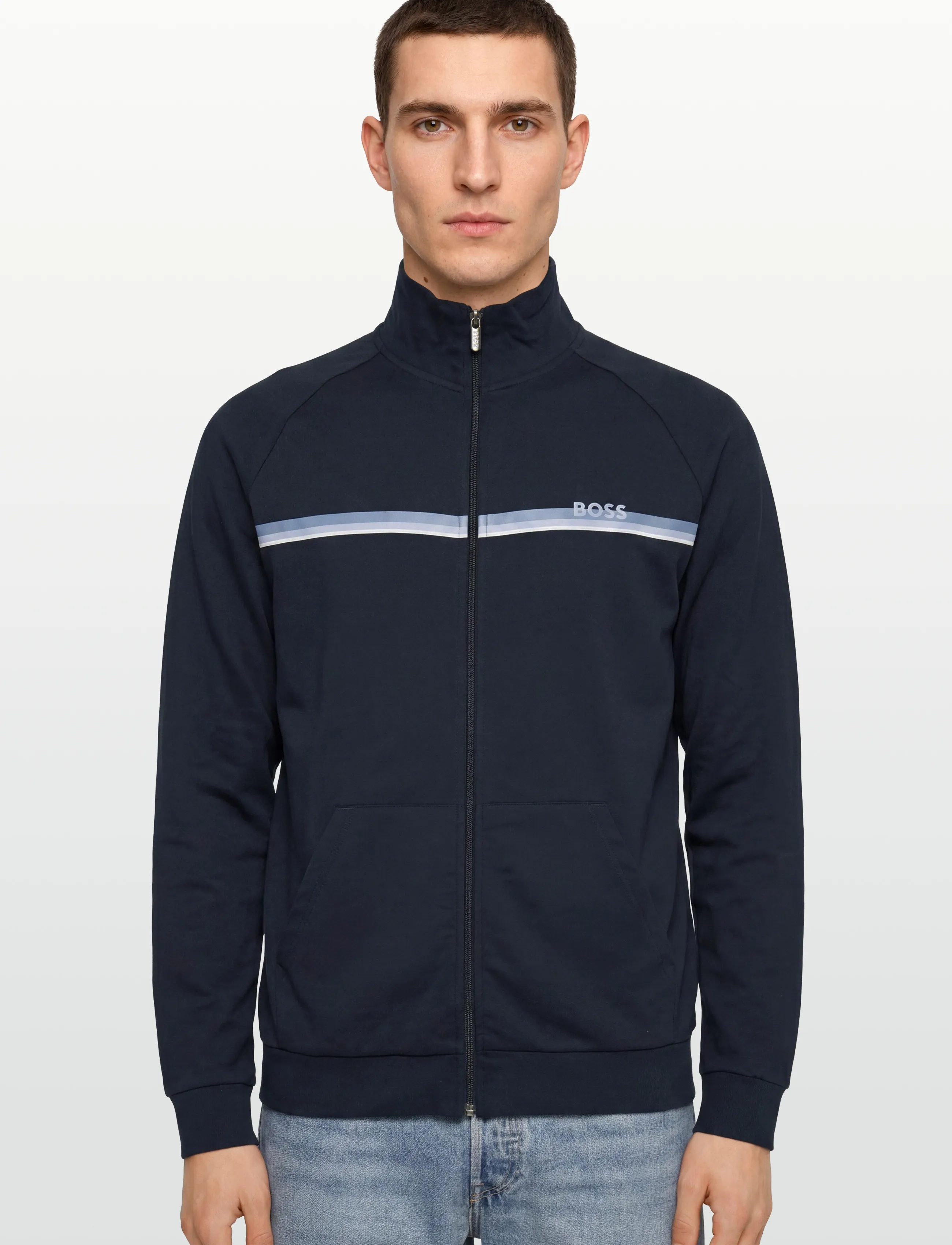 BOSS - Authentic Jacket Z - sweatshirts - dark blue - 3