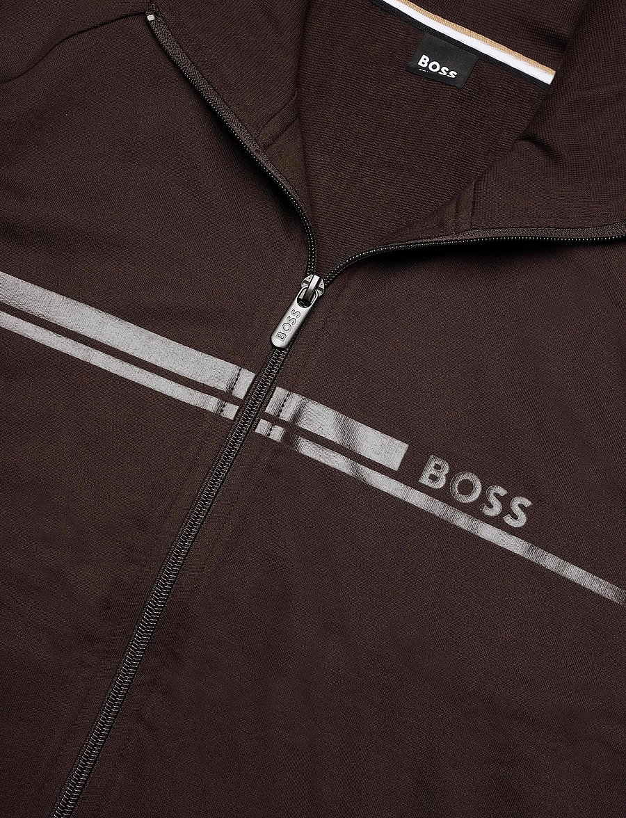 BOSS - Authentic Jacket Z - dressipluusid - dark brown - 2
