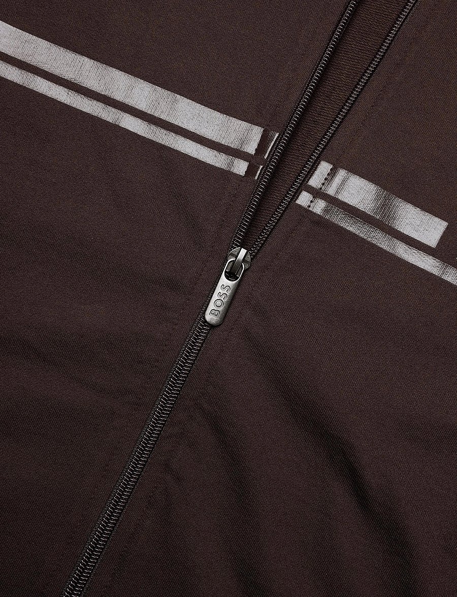 BOSS - Authentic Jacket Z - dressipluusid - dark brown - 3
