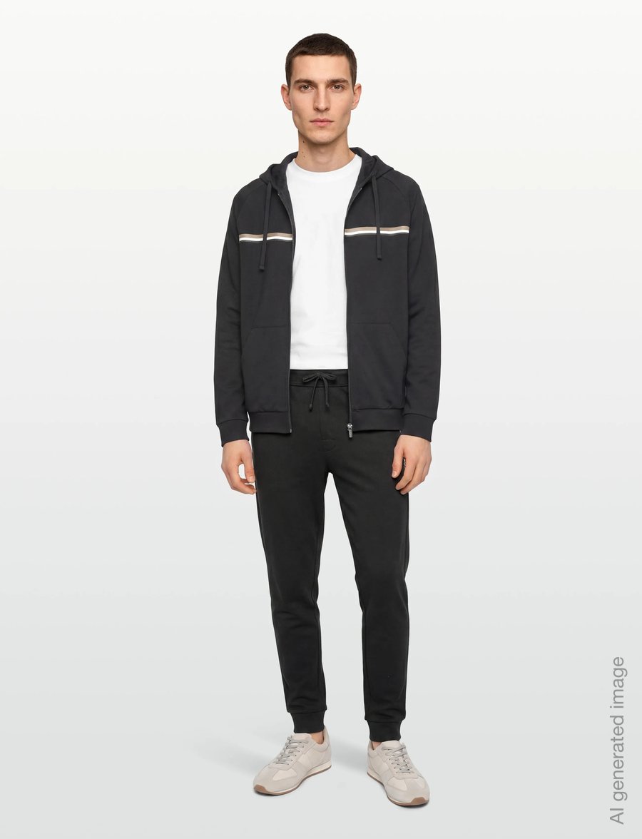 BOSS - Authentic Pants - pyjamasbyxor - black - 0