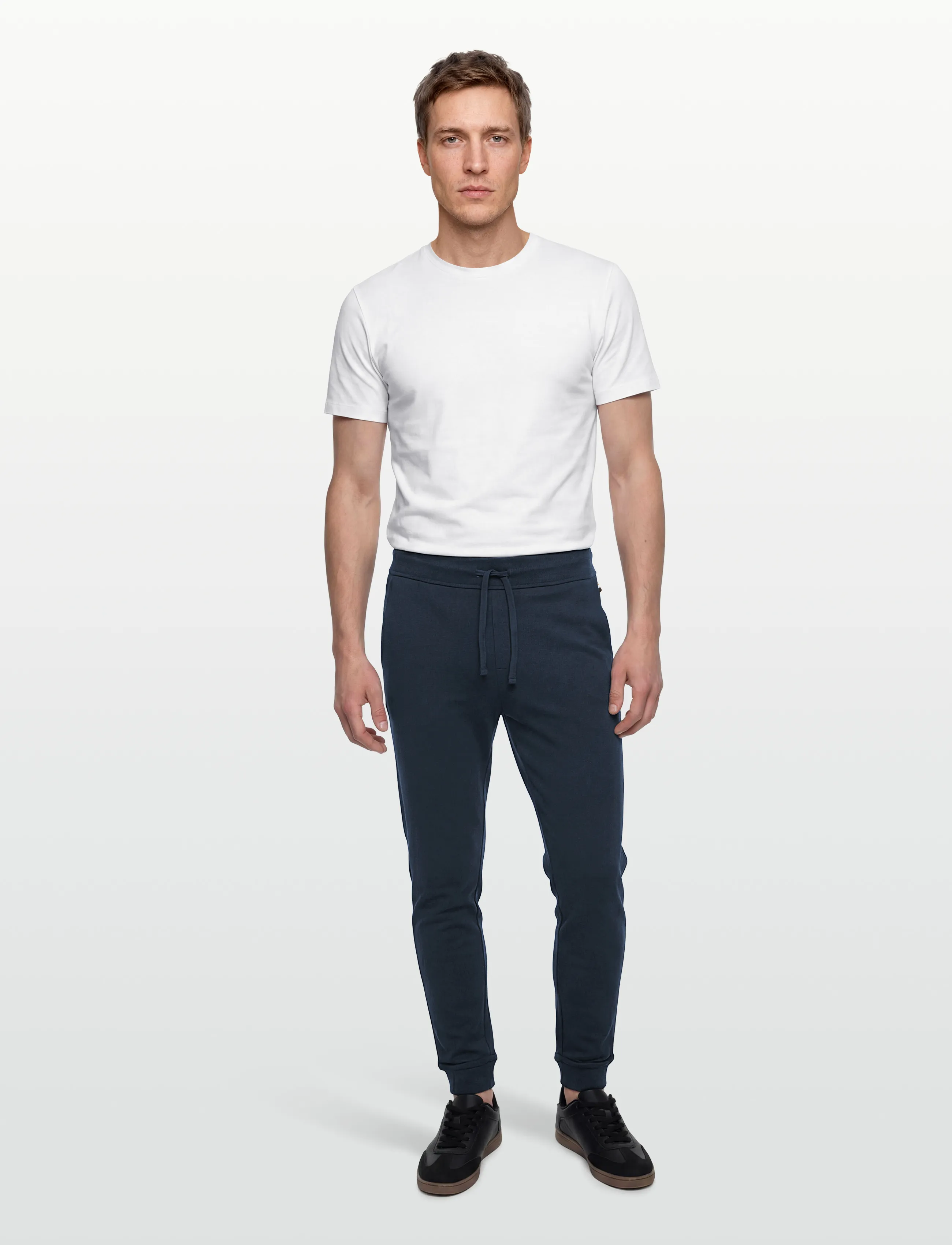 BOSS - Authentic Pants - pyjamasbyxor - dark blue - 0
