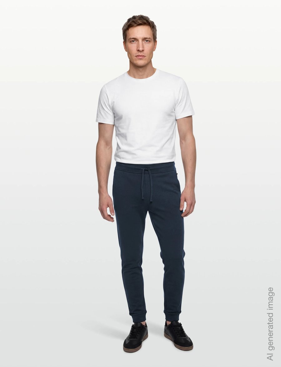 BOSS - Authentic Pants - pyjamasbyxor - dark blue - 0