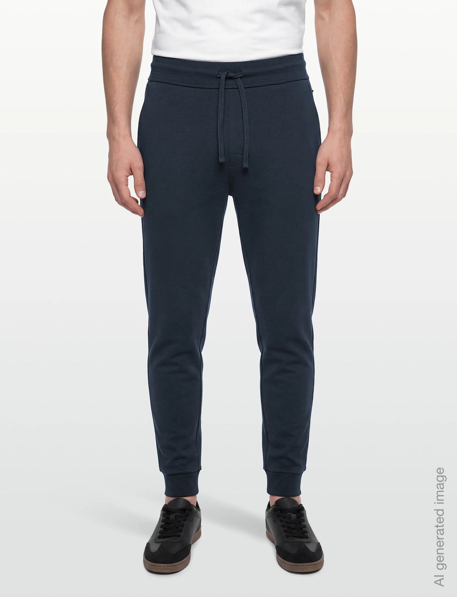 BOSS - Authentic Pants - pyjamasbyxor - dark blue - 3