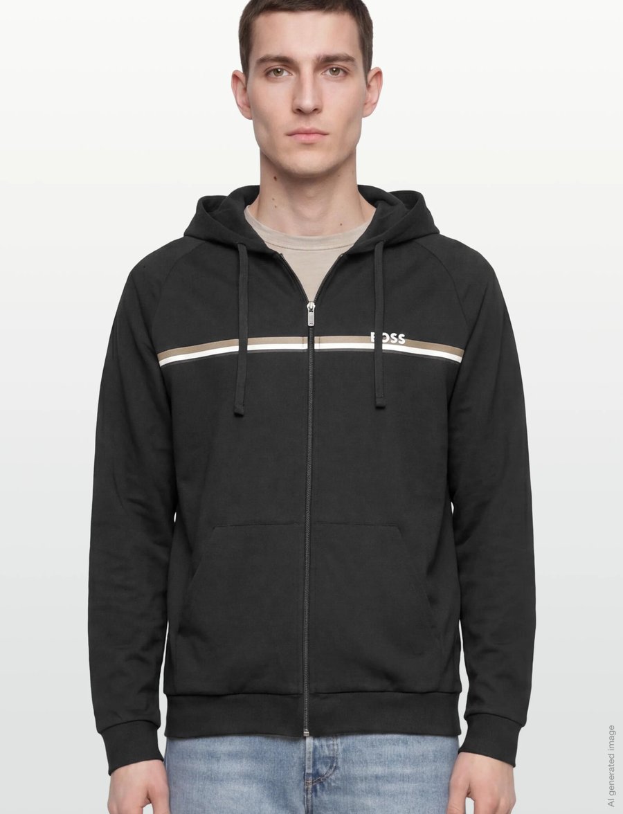 BOSS - Authentic Jacket H - kapuzenpullover - black - 3