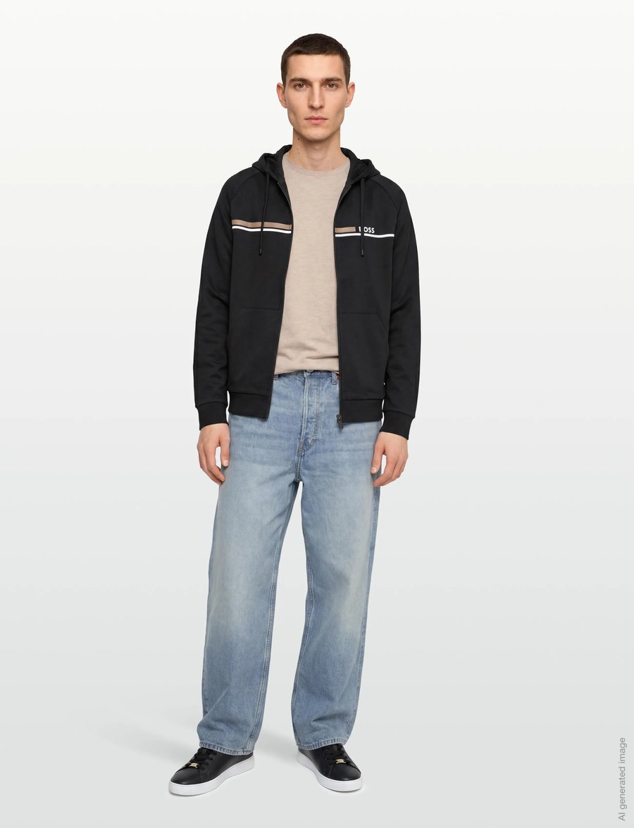 BOSS - Authentic Jacket H - kapuzenpullover - black - 0