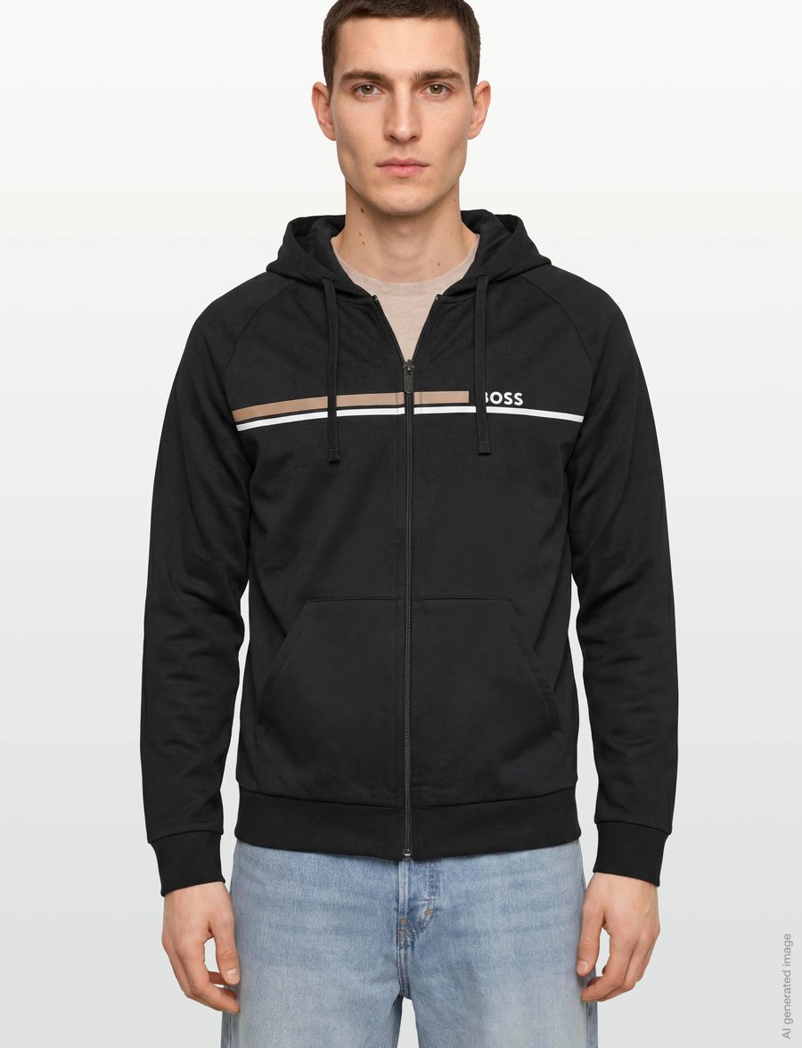 BOSS - Authentic Jacket H - kapuzenpullover - black - 3
