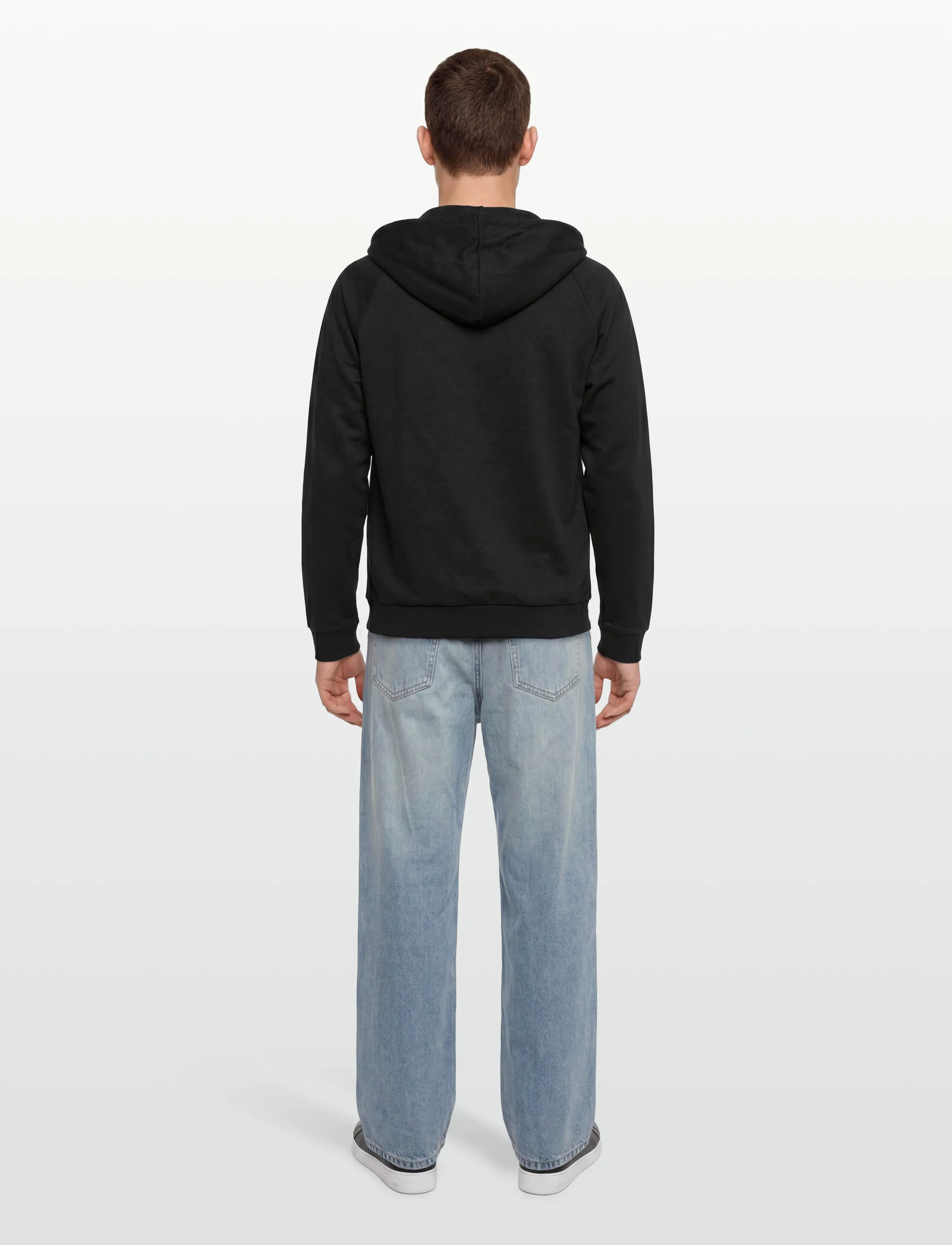 BOSS - Authentic Jacket H - kapuutsiga dressipluusid - black - 4