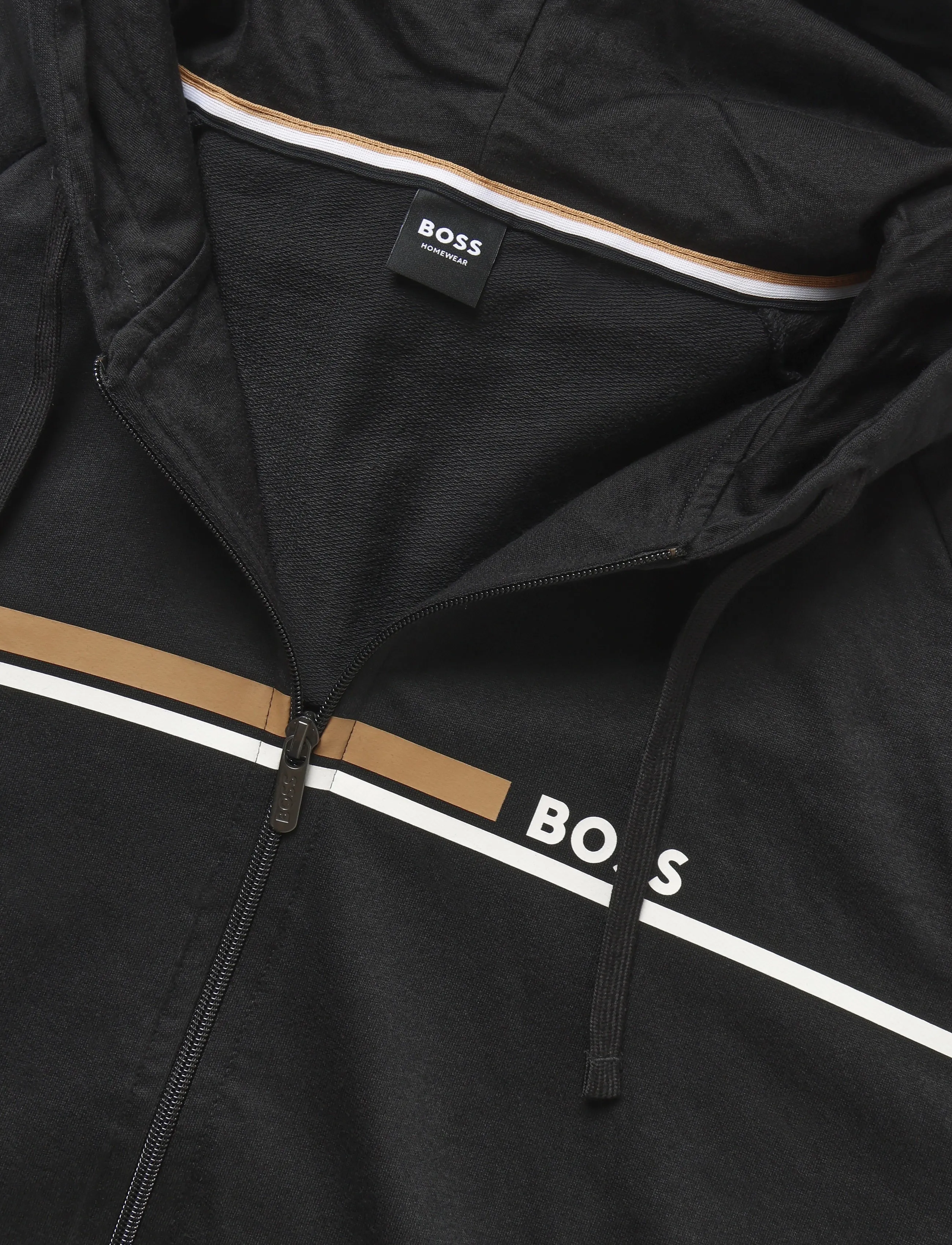 BOSS - Authentic Jacket H - kapuutsiga dressipluusid - black - 5