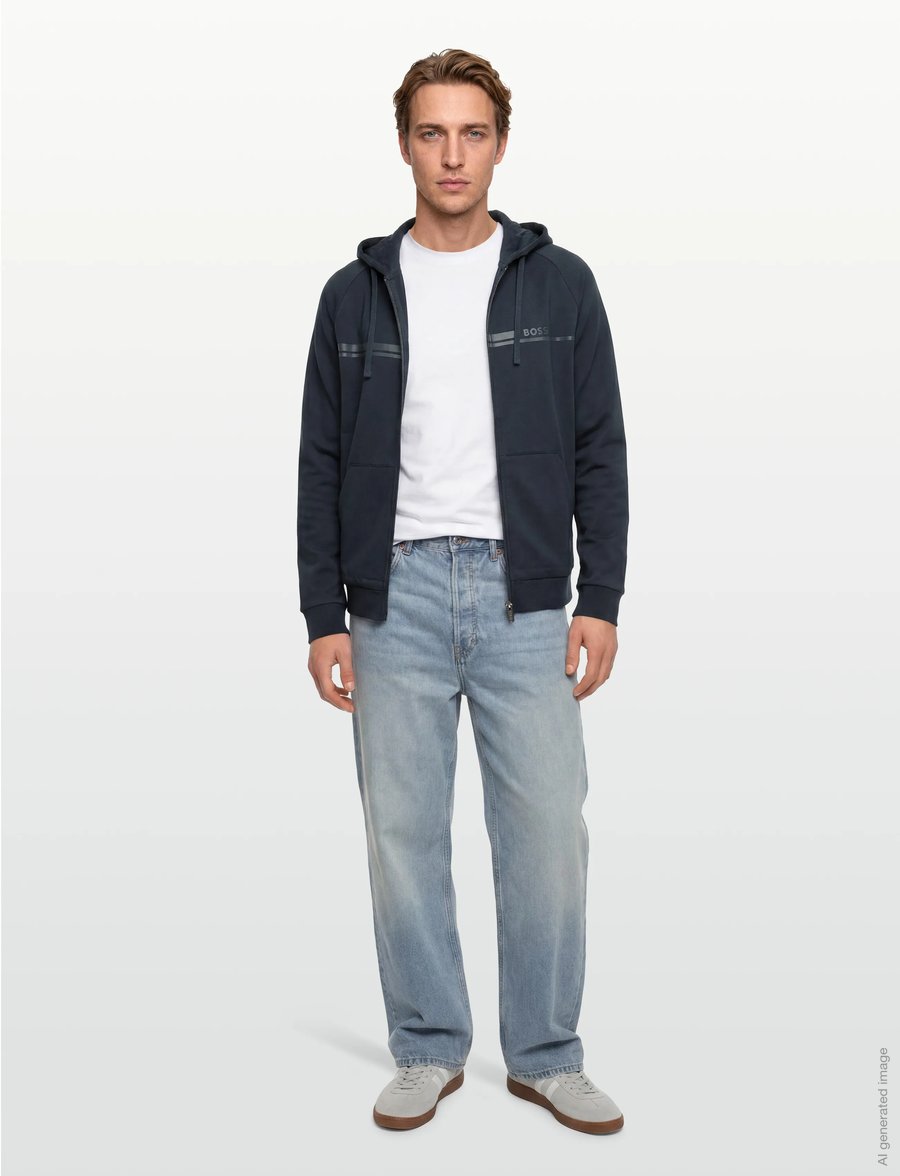 BOSS - Authentic Jacket H - kapuzenpullover - dark blue - 0