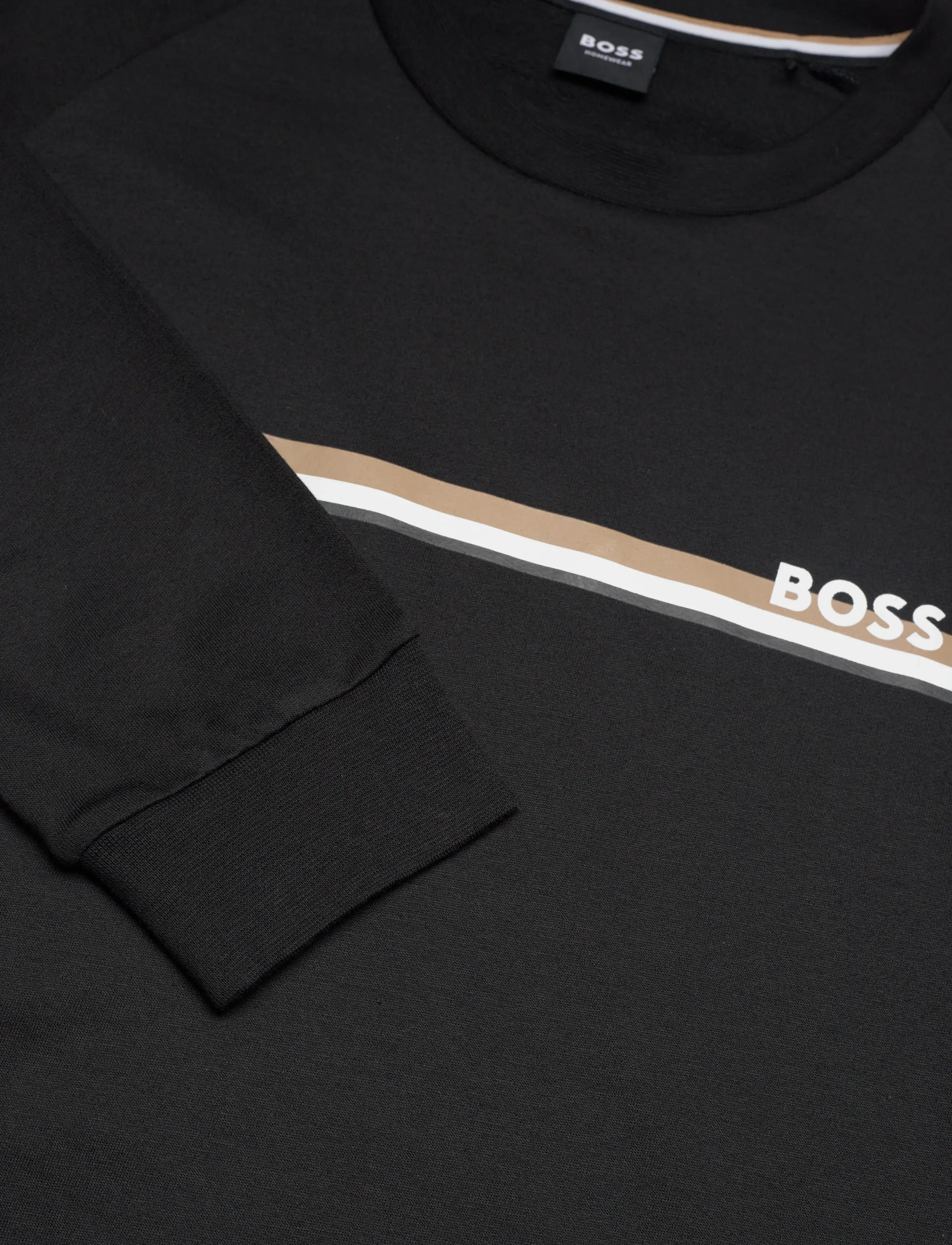 BOSS - Authentic Sweatshirt - pyjamasöverdelar - black - 2