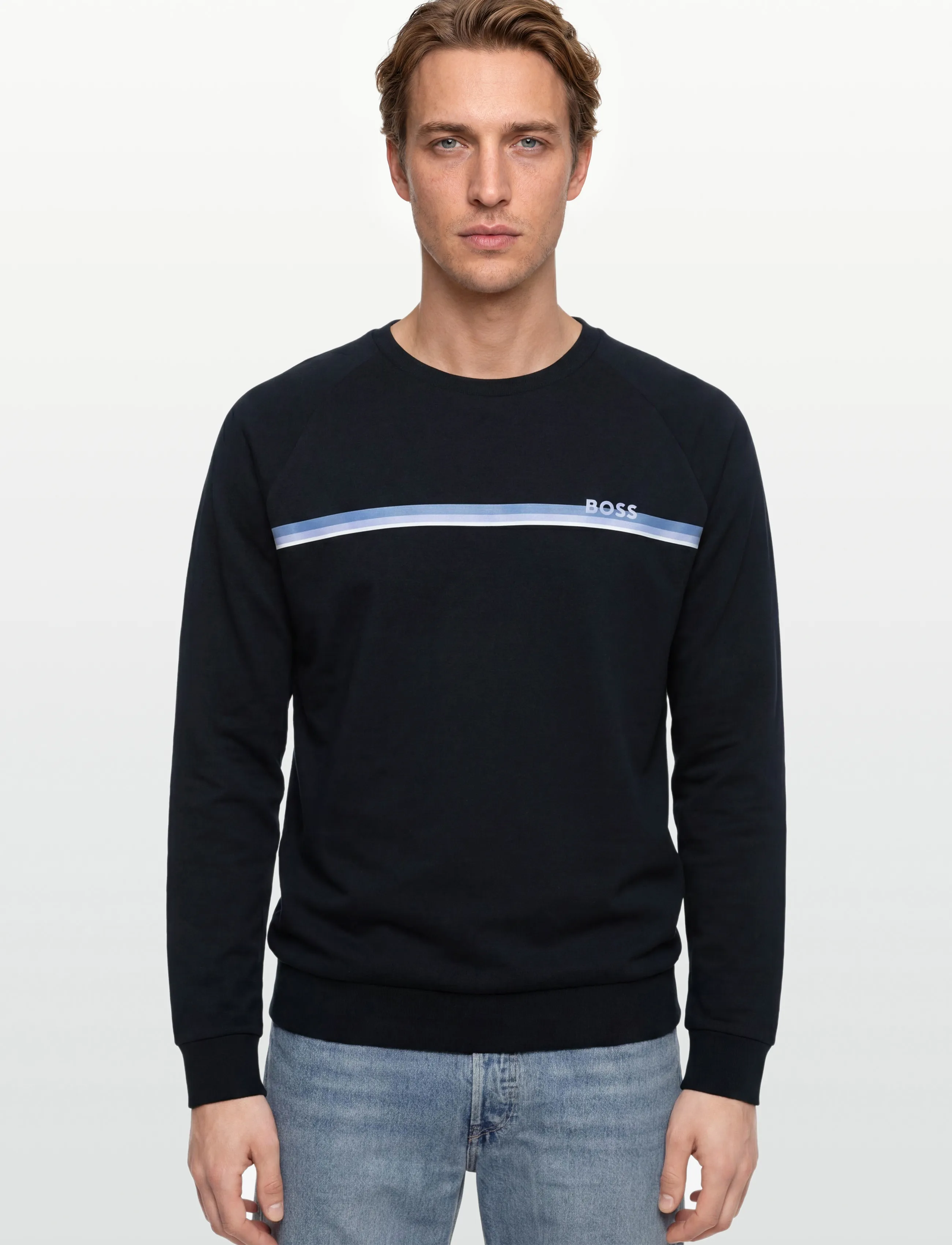 BOSS - Authentic Sweatshirt - pidžaamapluusid - dark blue - 3
