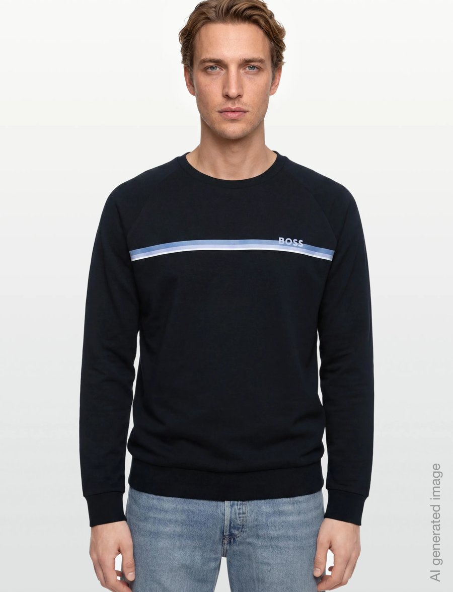 BOSS - Authentic Sweatshirt - pyjamaoberteile - dark blue - 3