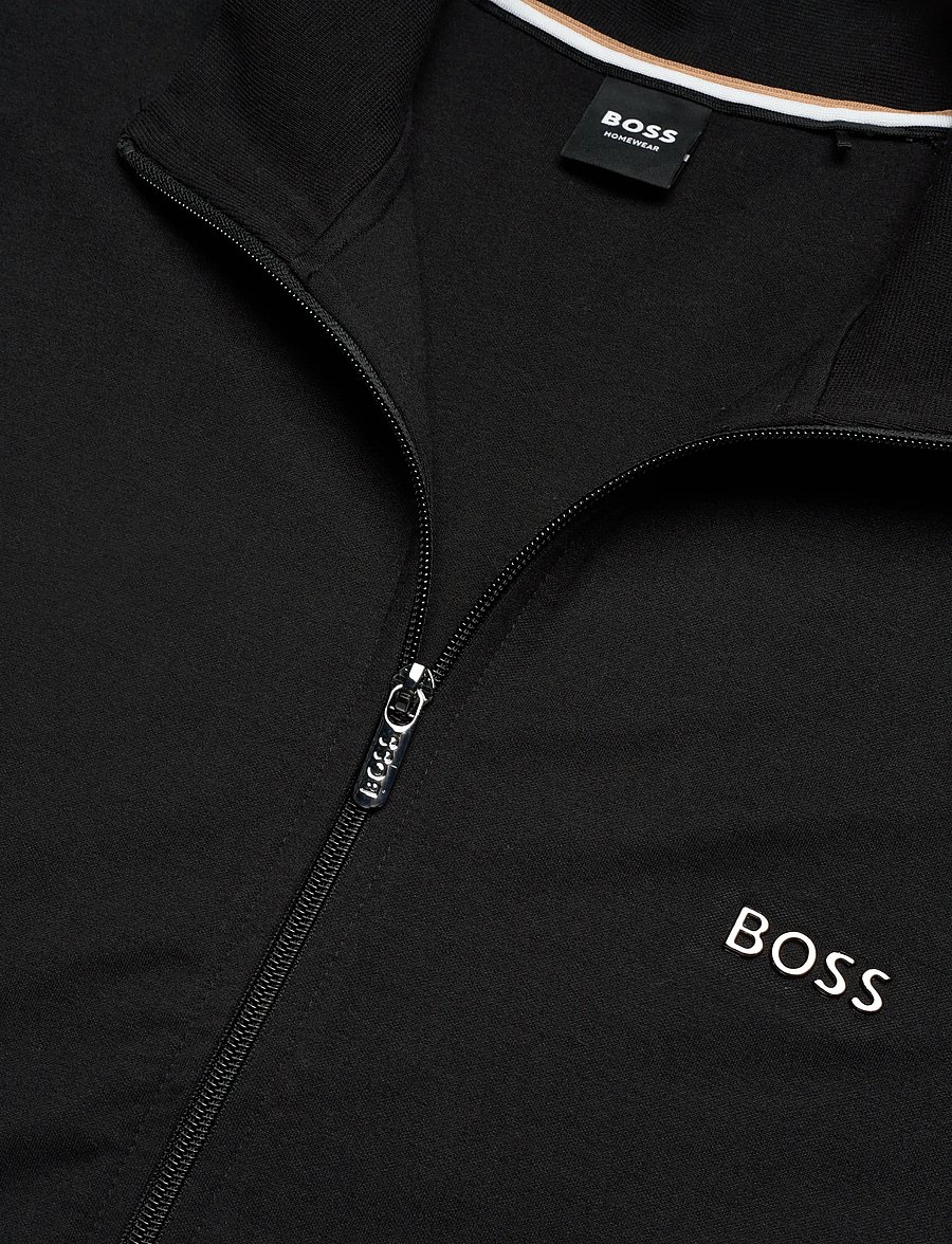 BOSS - Tracksuit Jacket - sweatshirts - black - 5