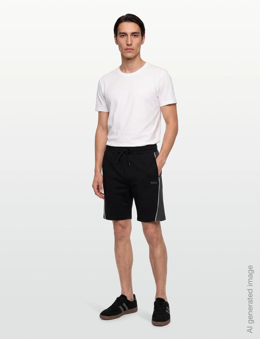 BOSS - Tracksuit Short - lühikesed dressipüksid - black - 0