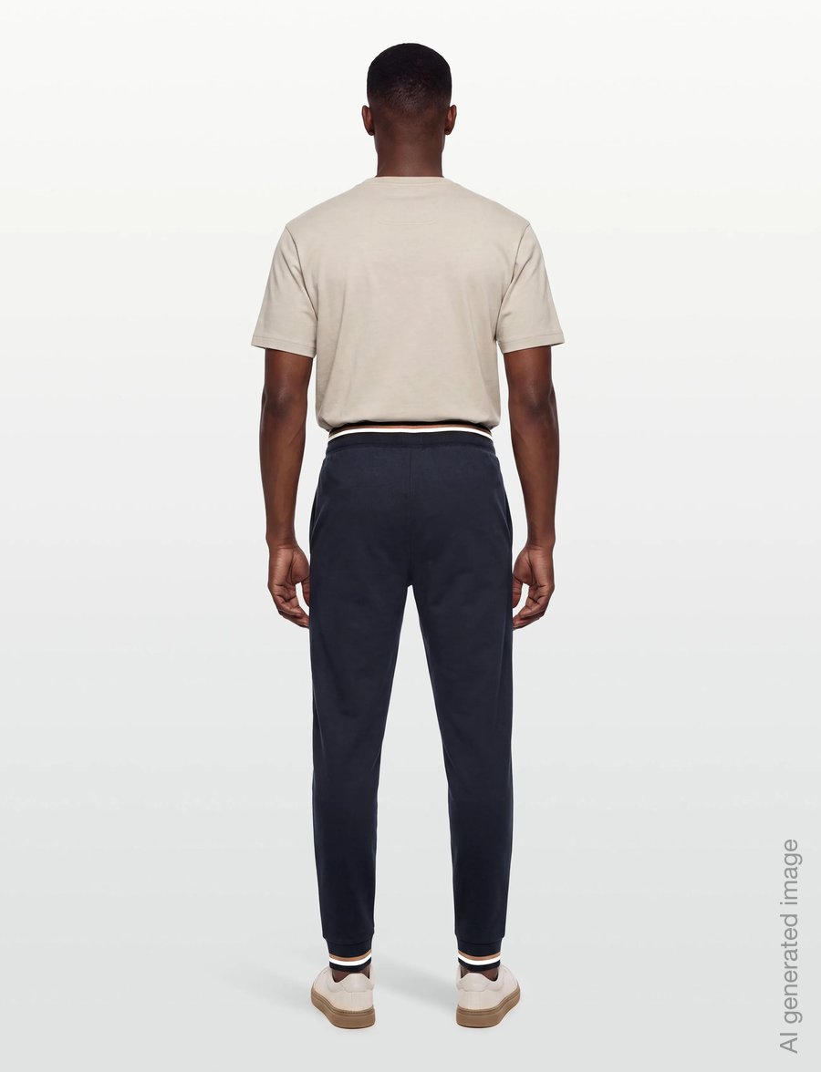 BOSS - Iconic Pants - pidžaamapüksid - dark blue - 4