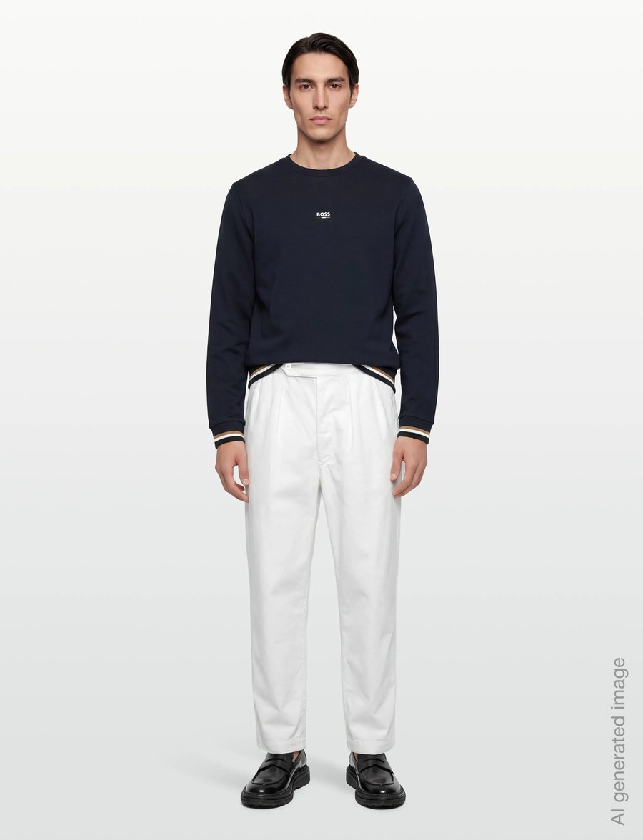 BOSS - Iconic Sweatshirt - sweatshirts - dark blue - 0