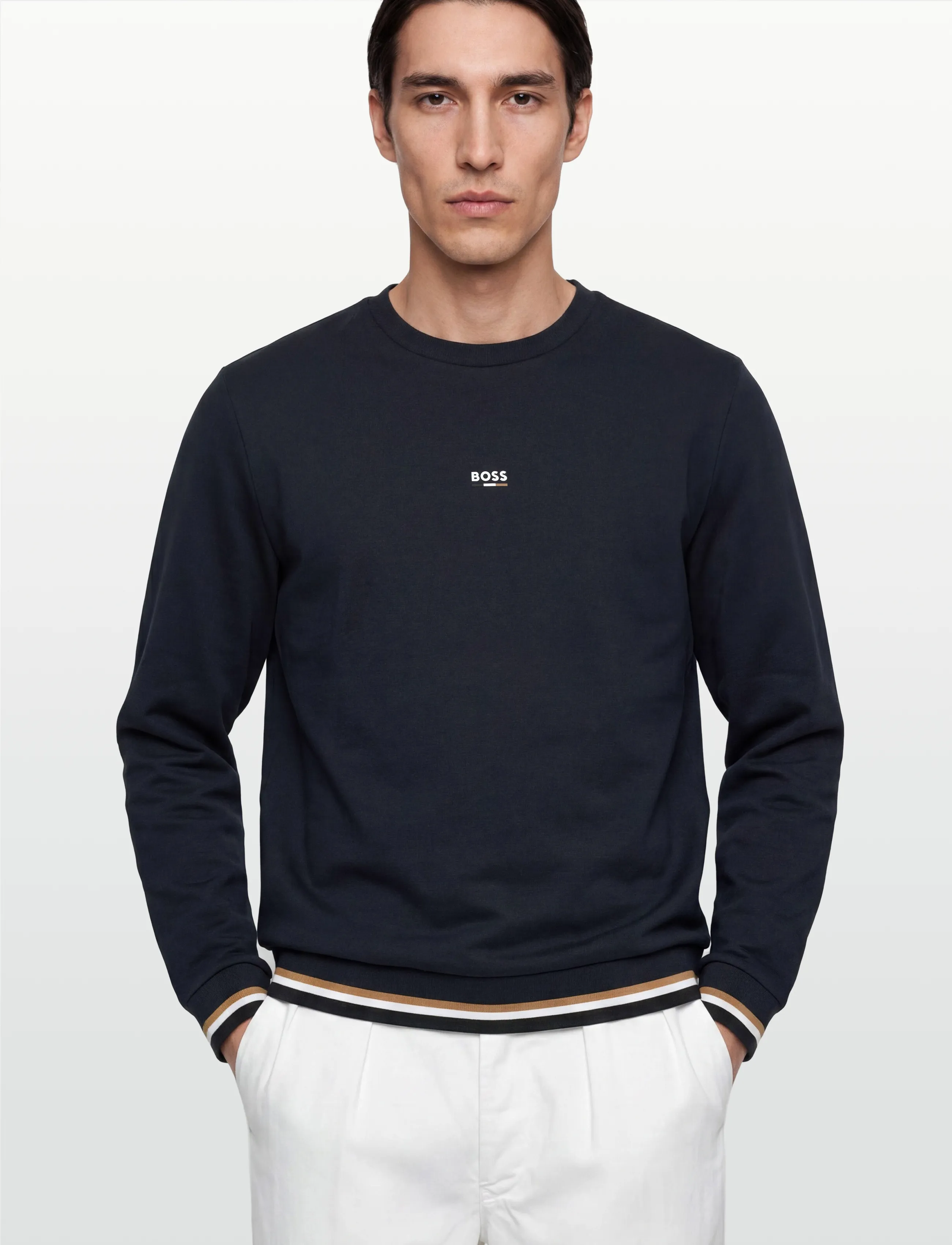 BOSS - Iconic Sweatshirt - gensere - dark blue - 3