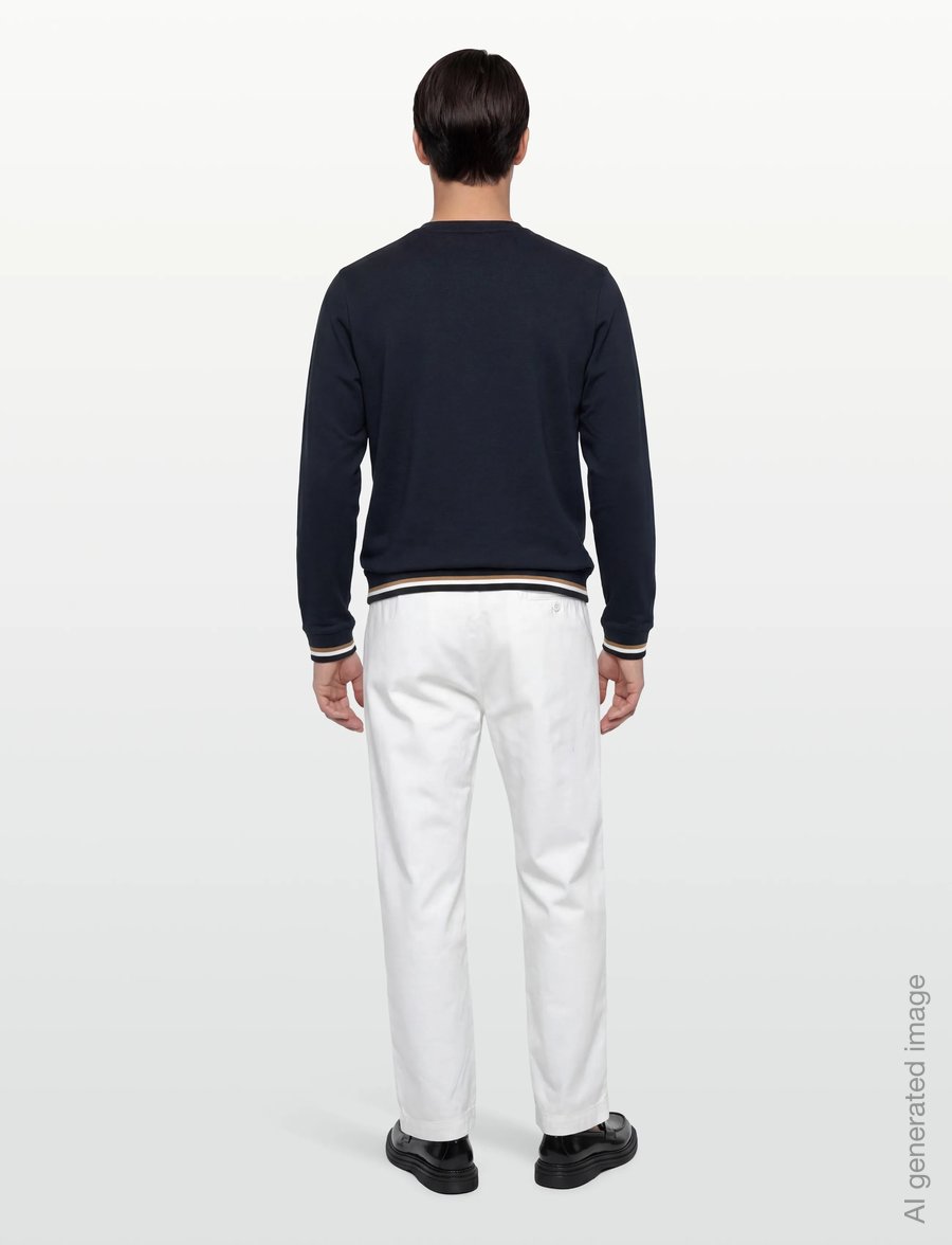 BOSS - Iconic Sweatshirt - sweatshirts - dark blue - 4