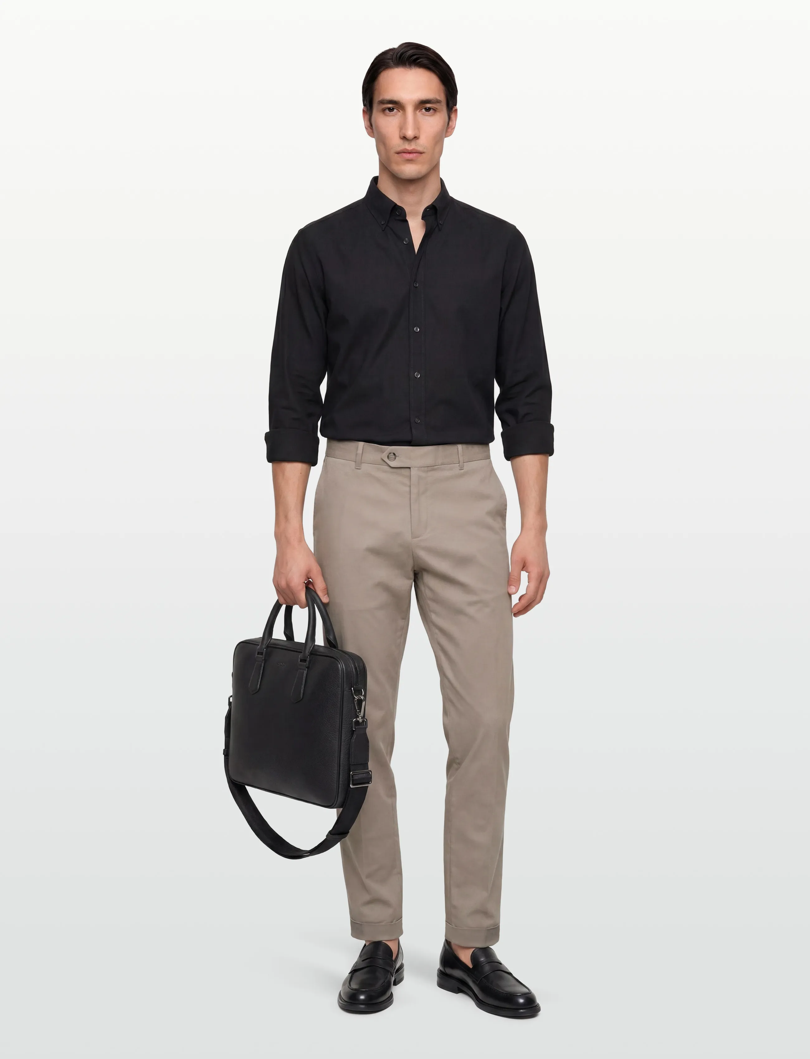 BOSS C-Genius-TU-WG-261F - Trousers - BEIGE/KHAKI / beige