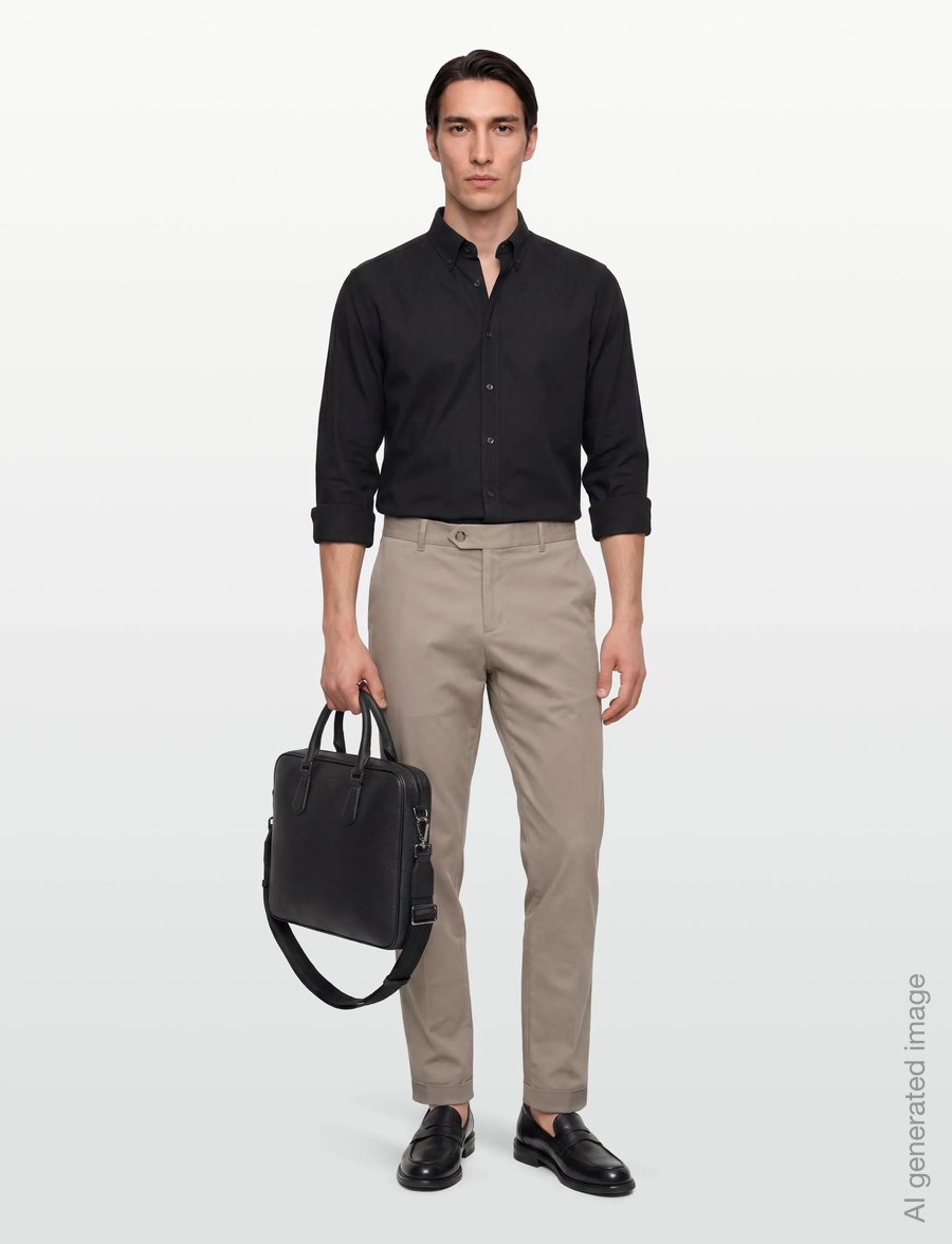 BOSS - C-Genius-TU-WG-261F - casual byxor - beige/khaki - 0