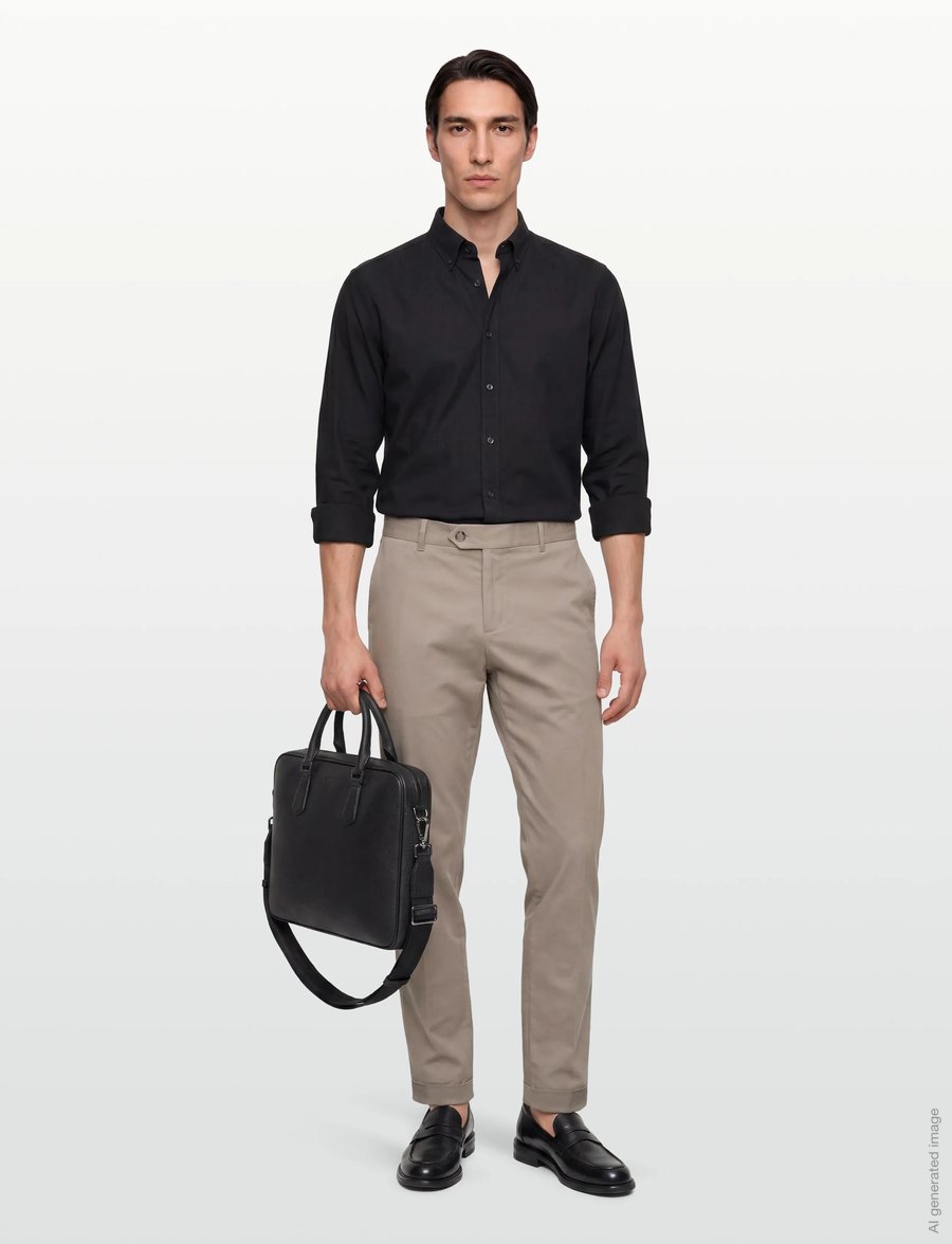 BOSS - C-Genius-TU-WG-261F - casual byxor - beige/khaki - 0