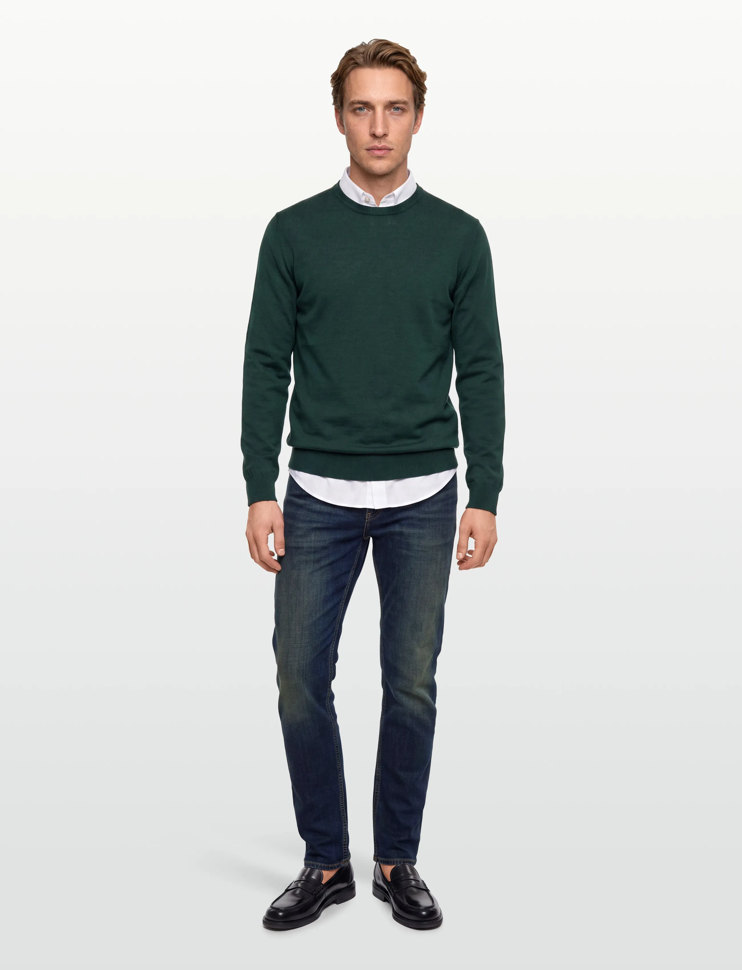 BOSS - C-OGDEN - trousers & jeans - medium blue - 0