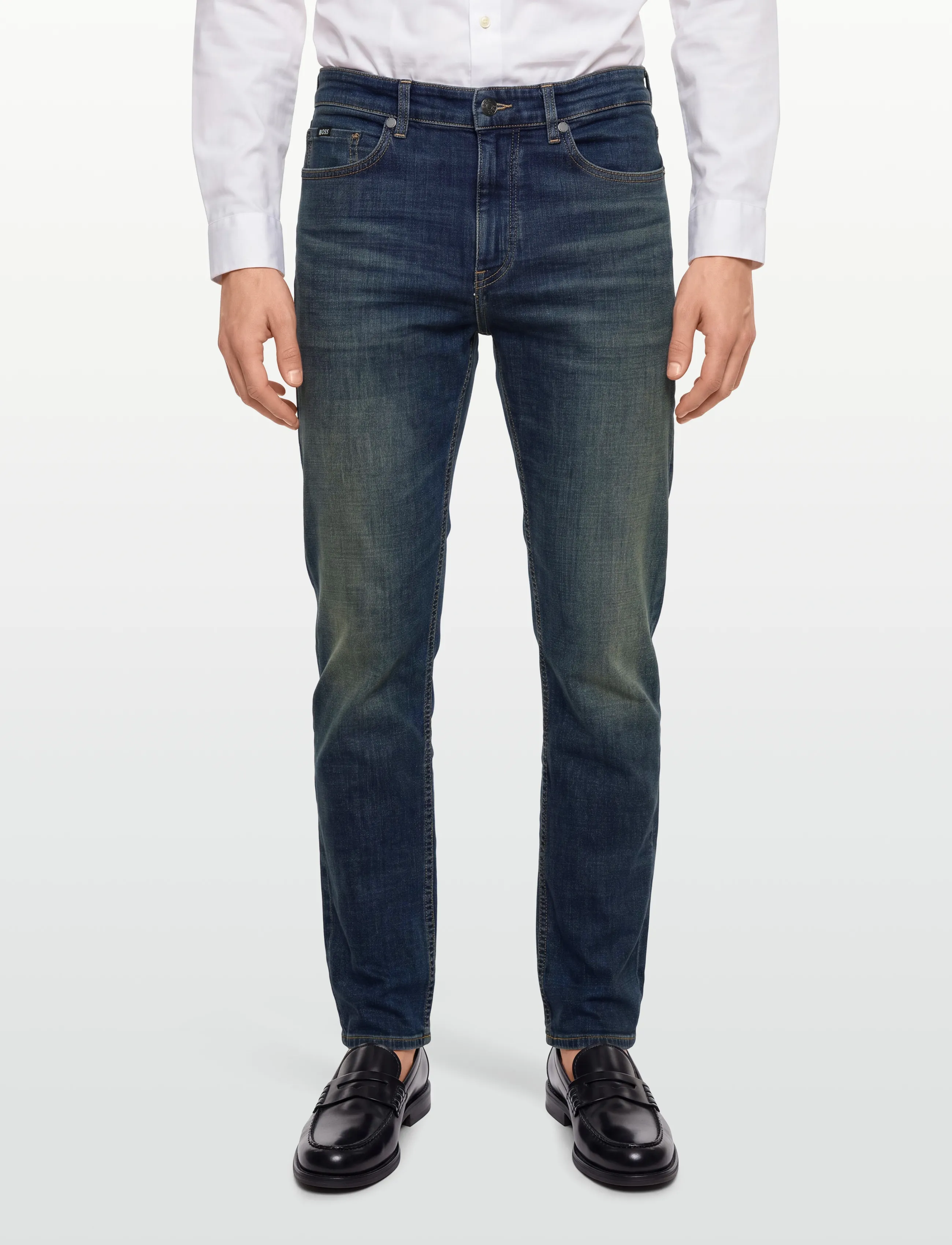 BOSS - C-OGDEN - trousers & jeans - medium blue - 3