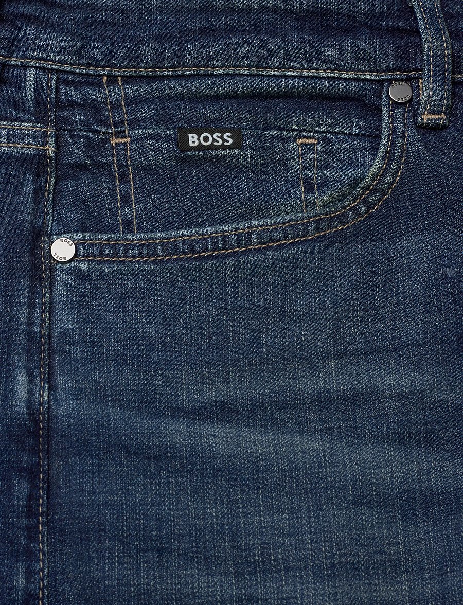BOSS - C-OGDEN - slim fit jeans - medium blue - 2