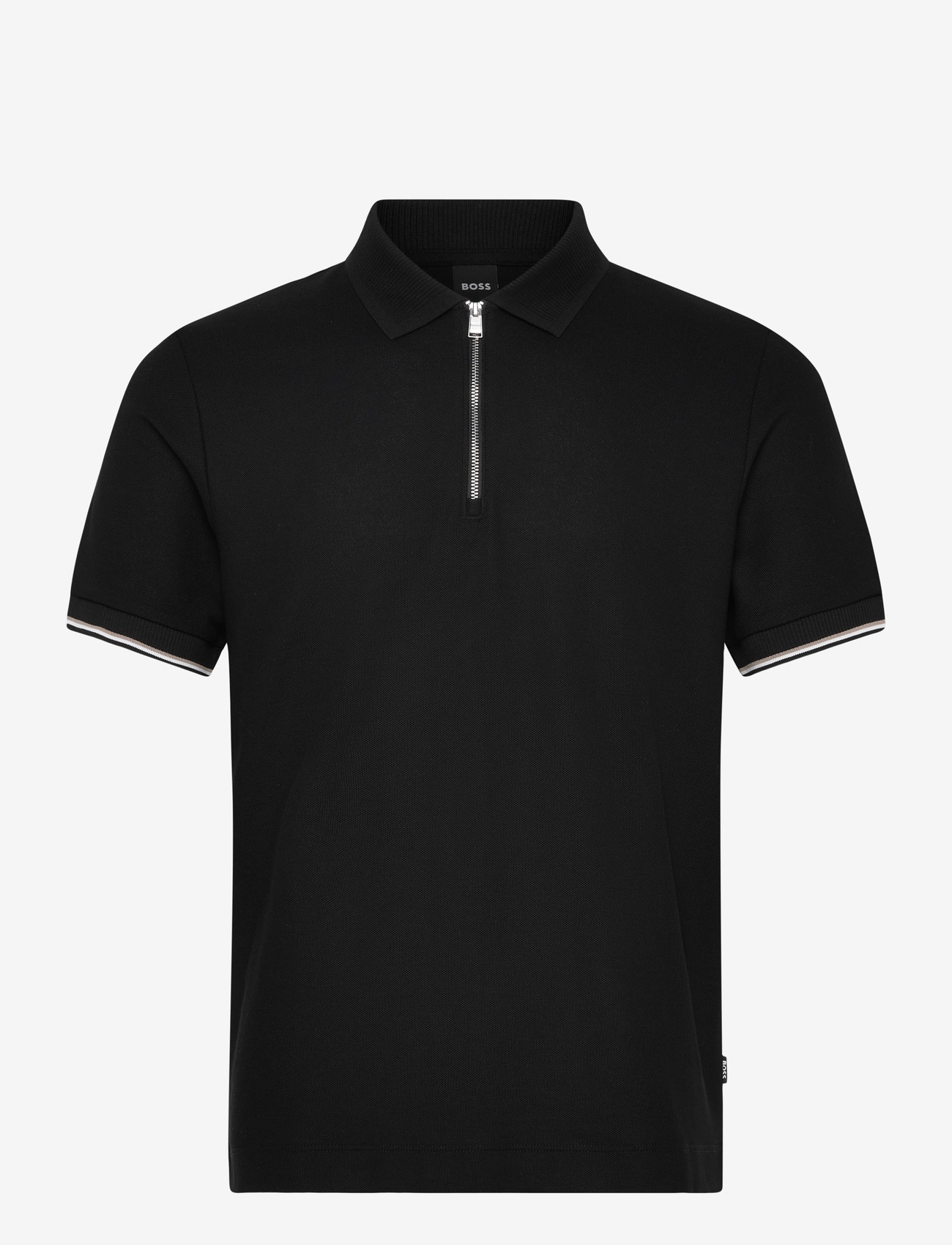 BOSS - C-Pei 04 - stickade pikéer - black - 0