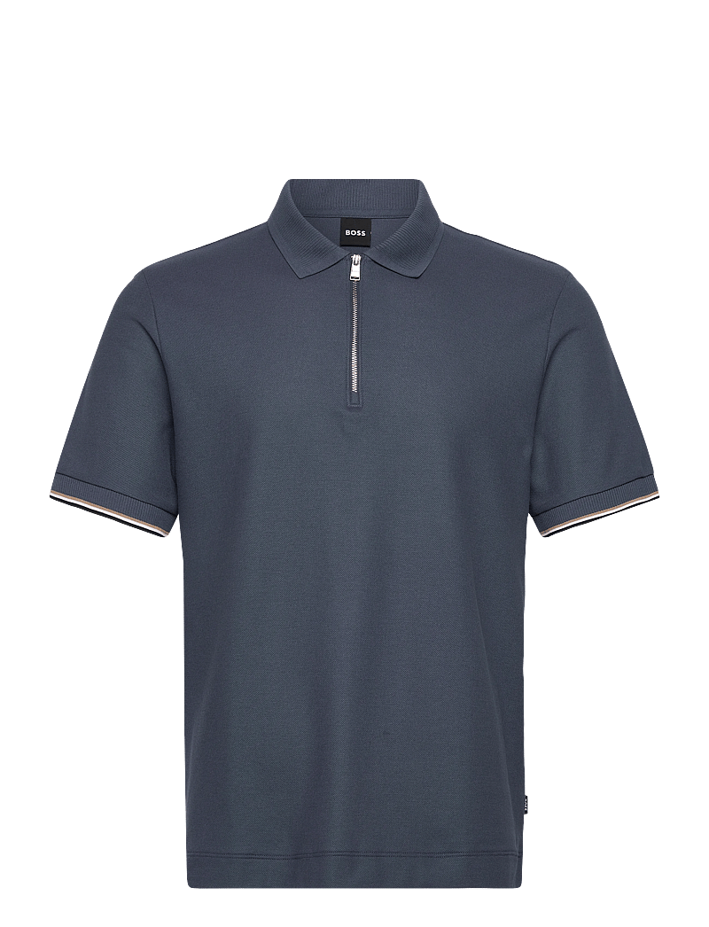 BOSS - C-Pei 04 - gestrickte polohemden - open blue - 0