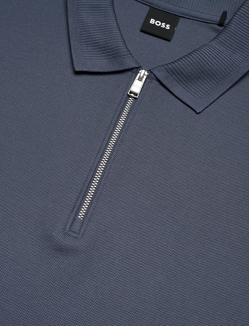 BOSS - C-Pei 04 - gestrickte polohemden - open blue - 2