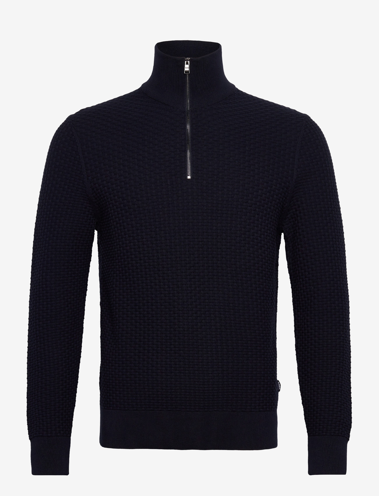 BOSS - H-Ulicio - pullover mit halbem reißverschluss - dark blue - 0