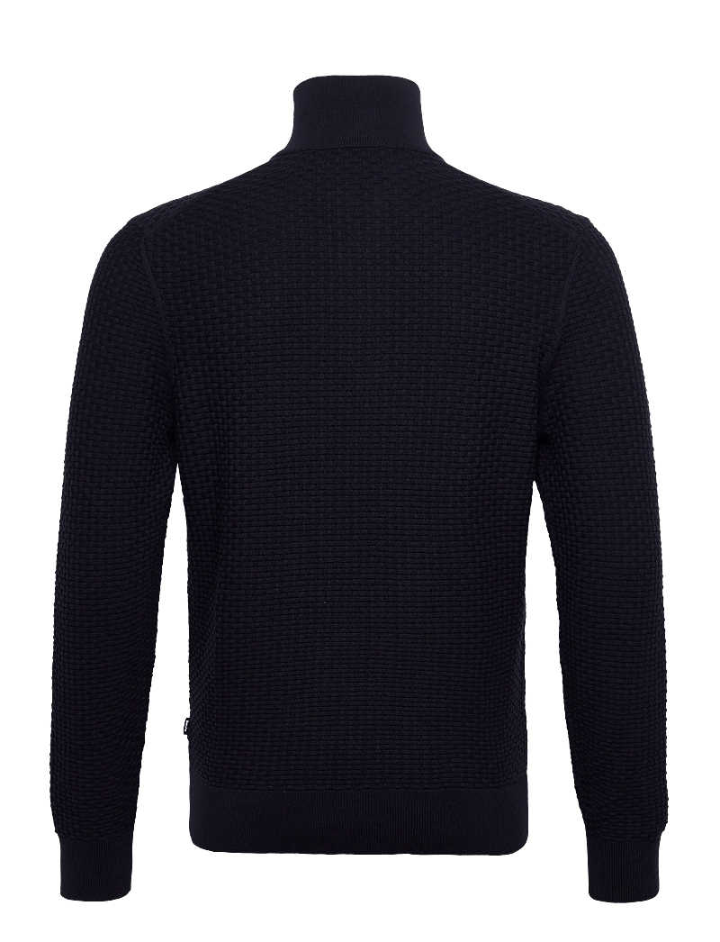 BOSS - H-Ulicio - pullover mit halbem reißverschluss - dark blue - 1