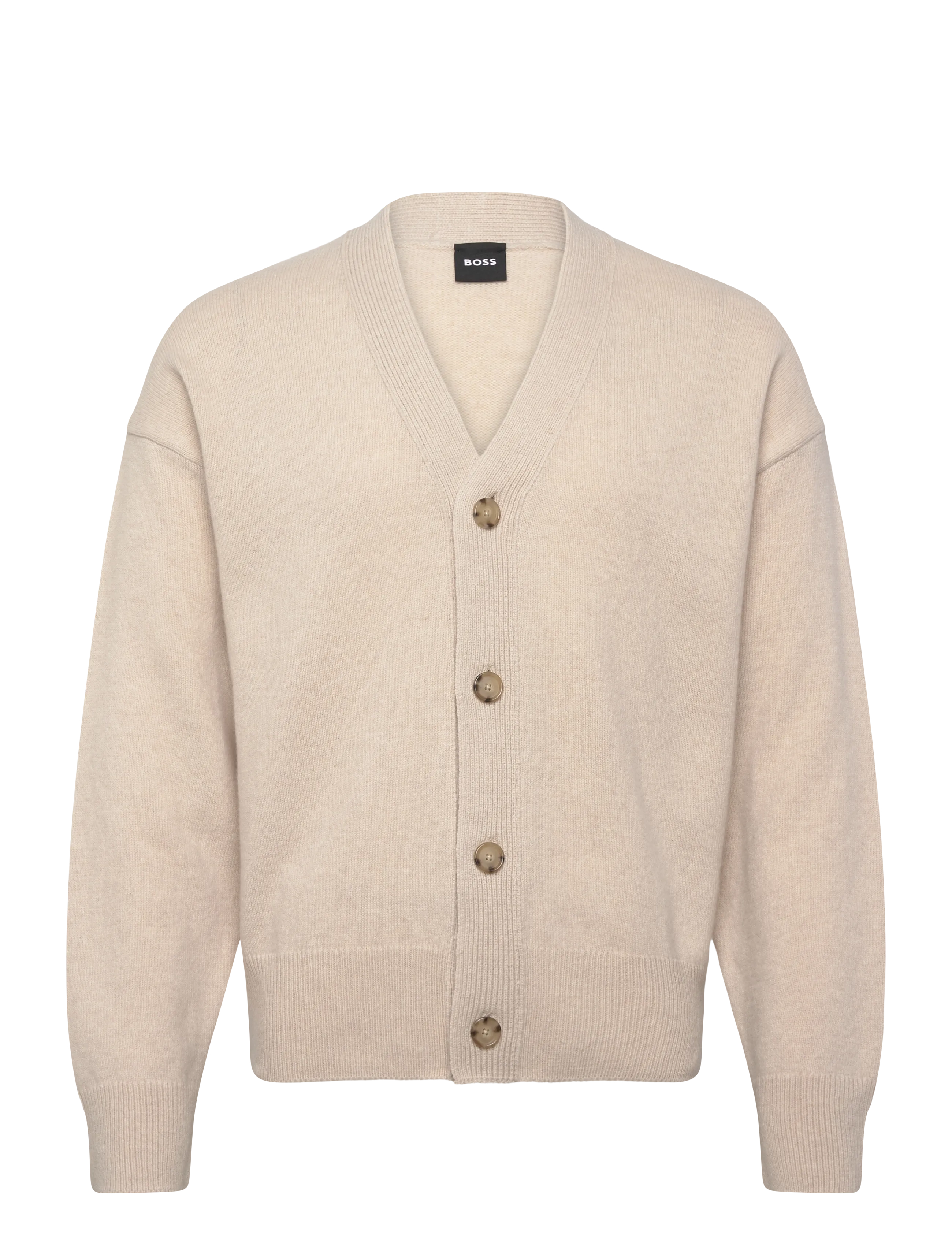 BOSS C-Ucone - Cardigans - OPEN WHITE / beige