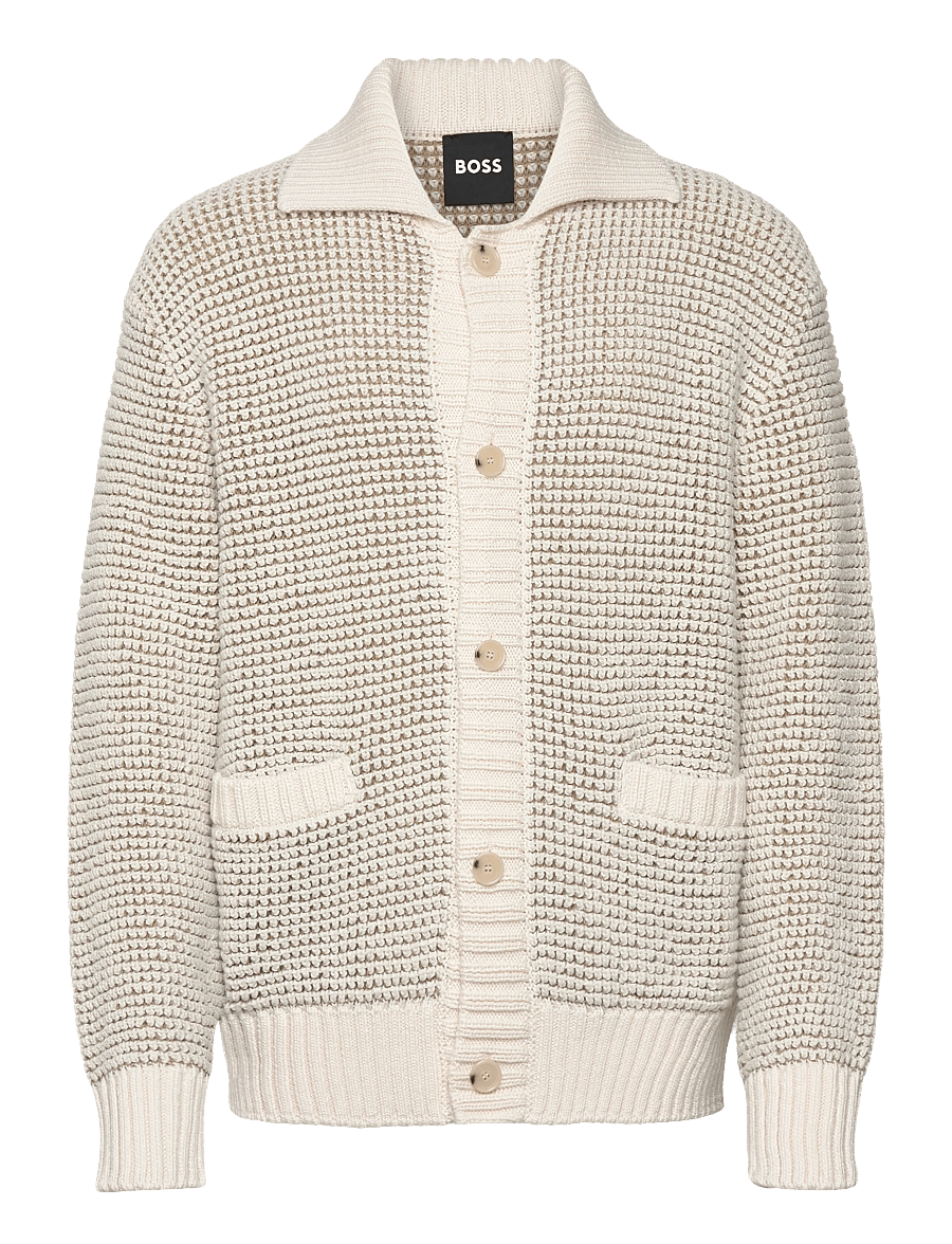 BOSS - H-Ulivi - neuletakit - open white - 0