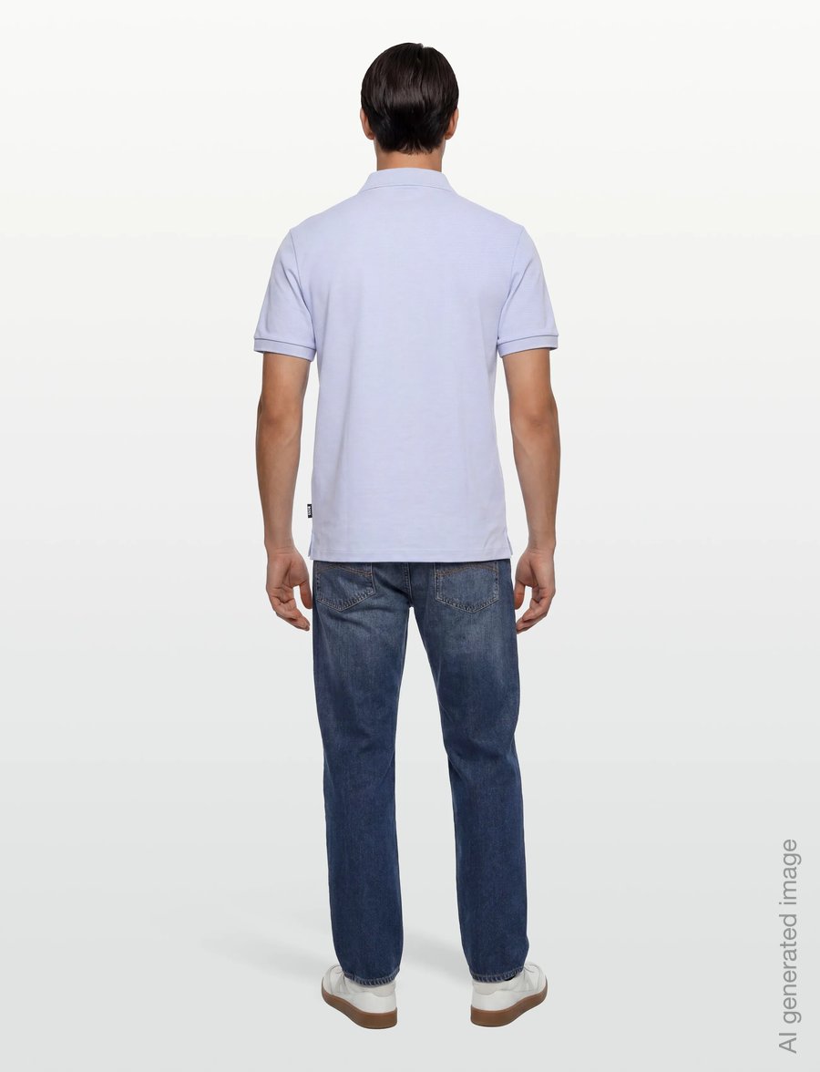 BOSS - H-Parlay 102 - short-sleeved polos - light/pastel blue - 4