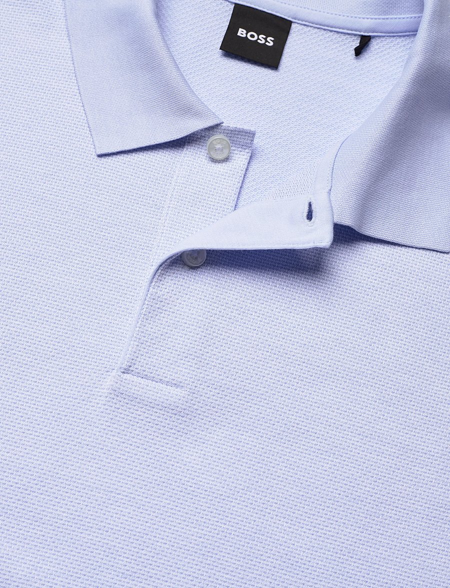 BOSS - H-Parlay 102 - short-sleeved polos - light/pastel blue - 5