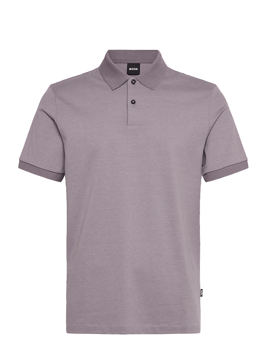 BOSS - H-Parlay 102 - short-sleeved polos - medium purple - 0